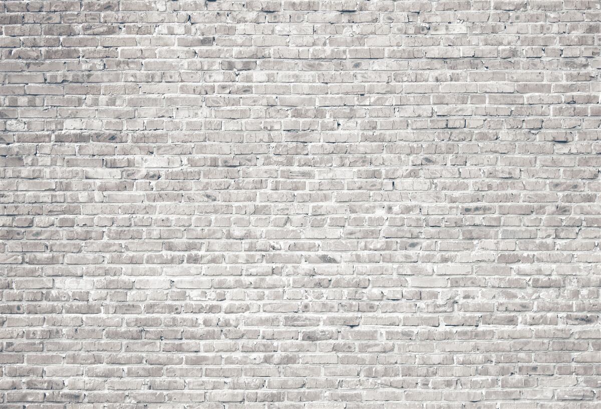 Fotobehang grijze en witte bakstenen muur