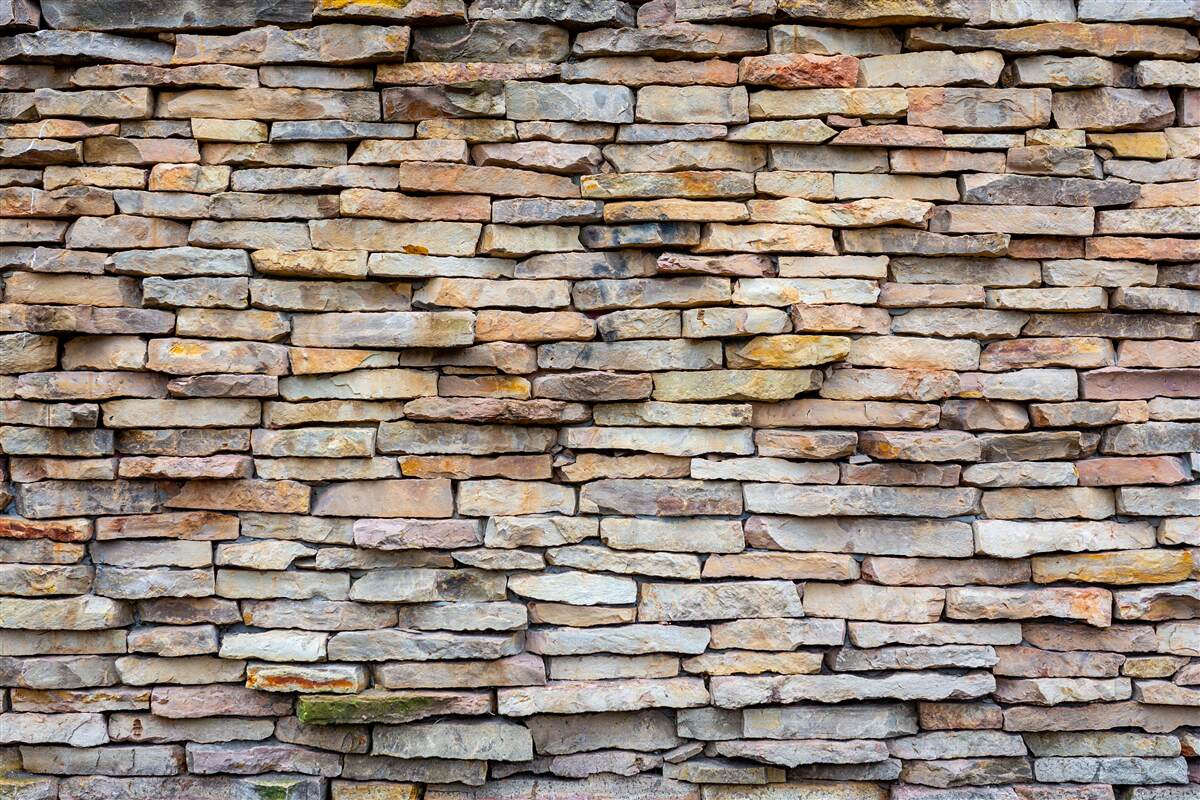 Fotobehang stenen muur structuur