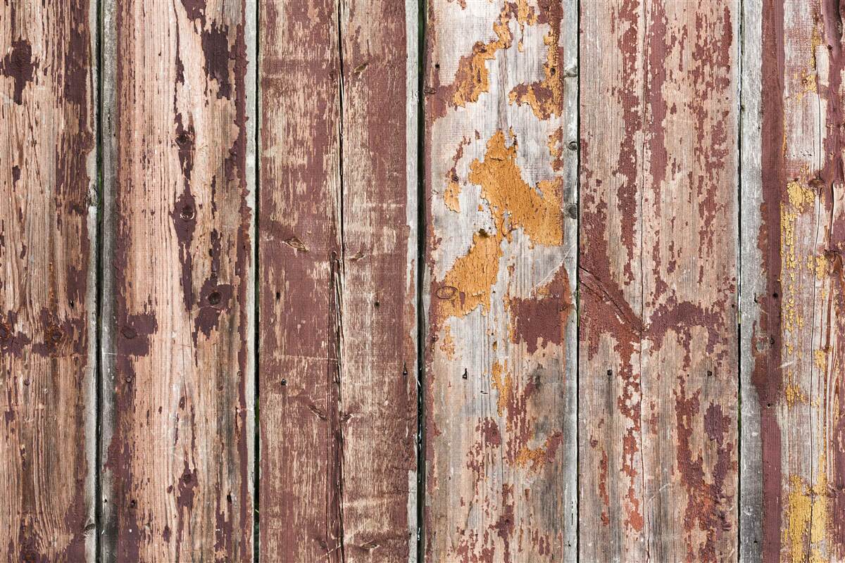 Fotobehang houten achtergrond gedrenkt in vocht
