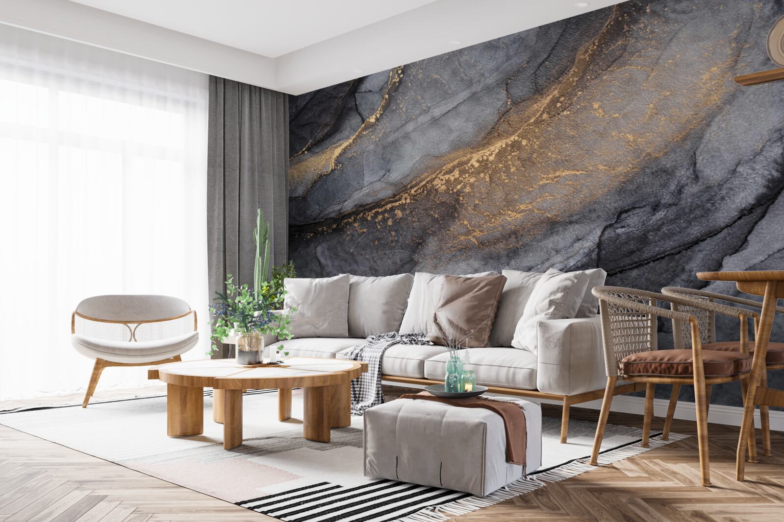 Fotobehang exclusief abstract marmer