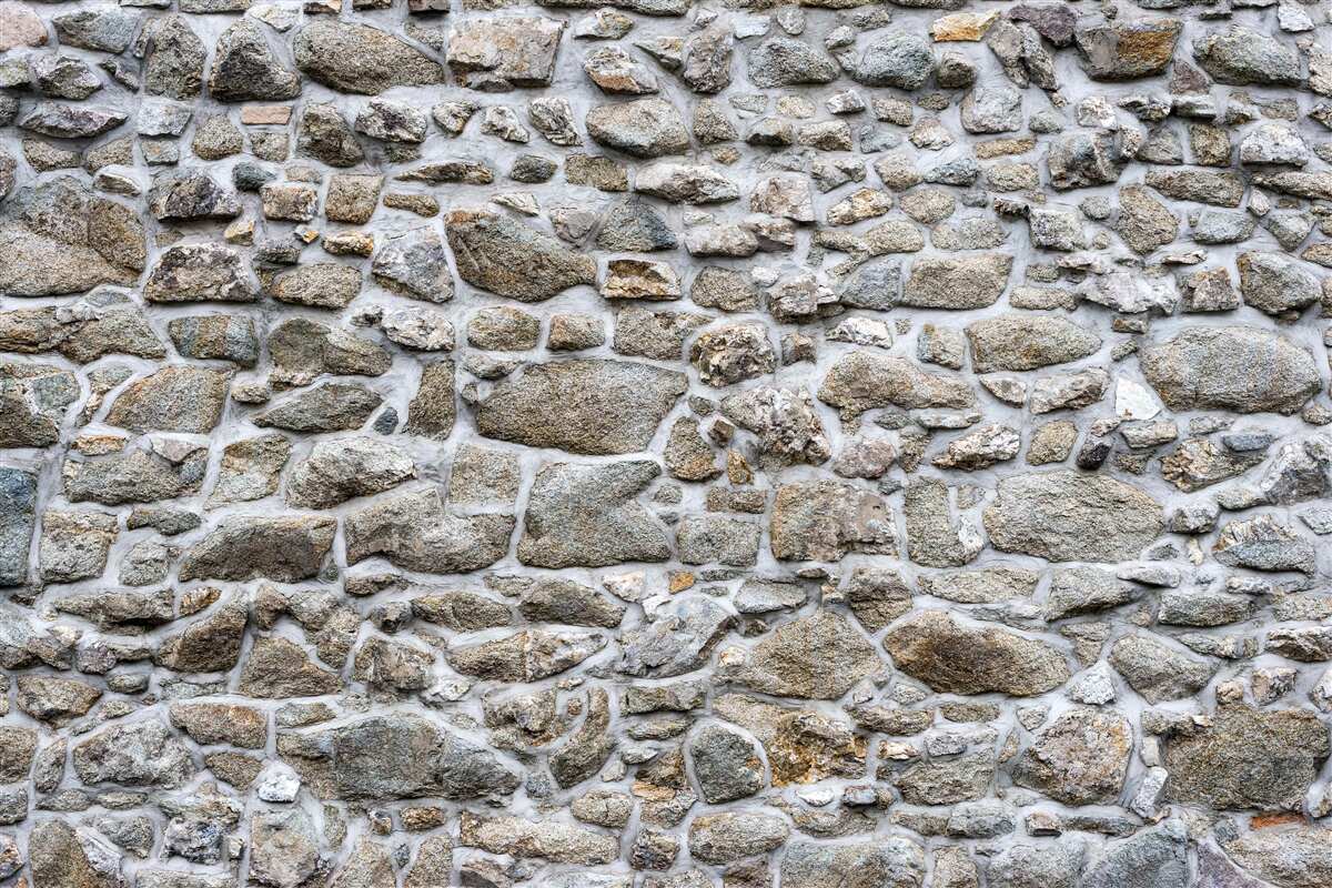 Fotobehang stenen van verschillende grootte en vorm