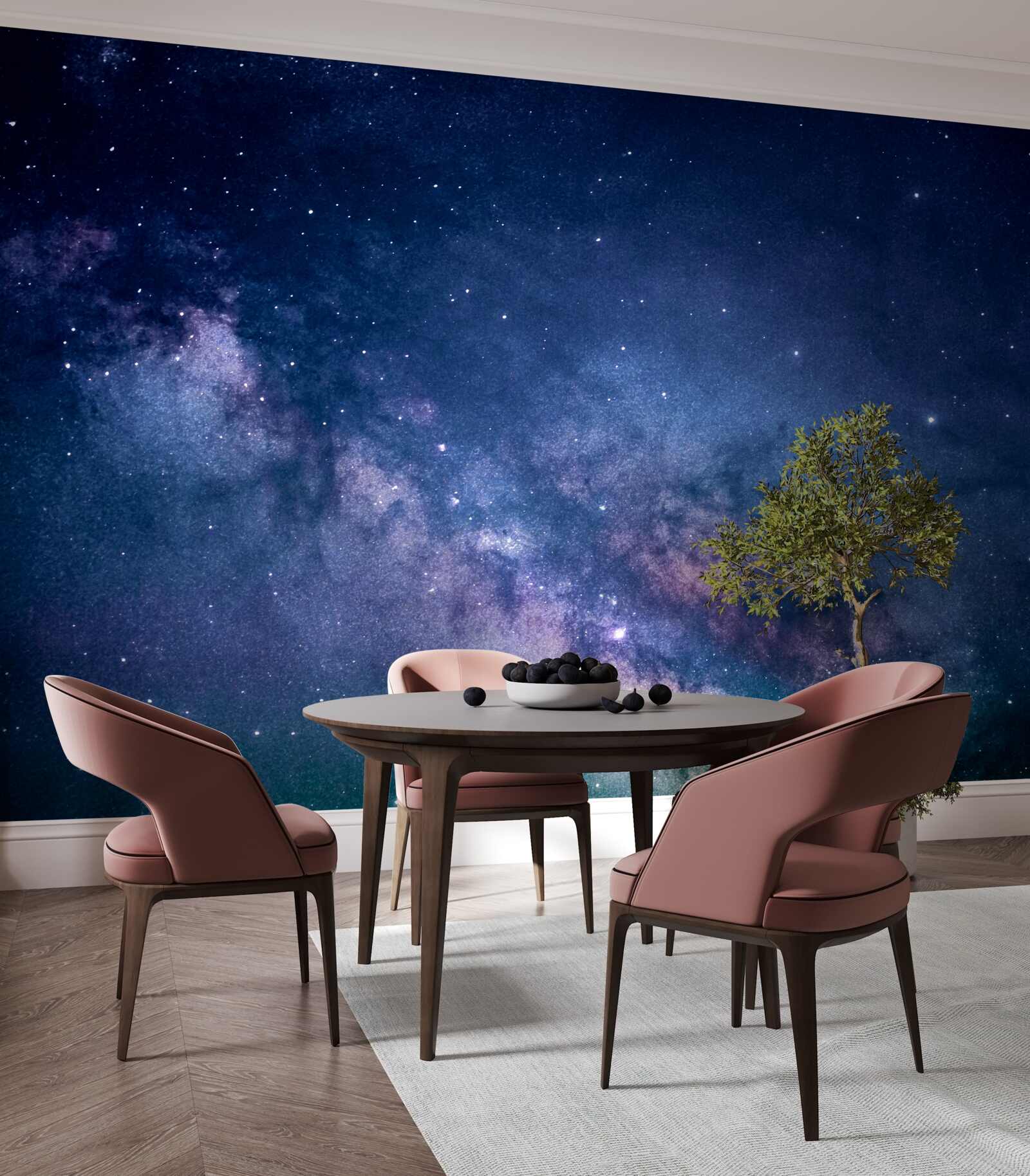 Fotobehang sterrenstelsel melkweg