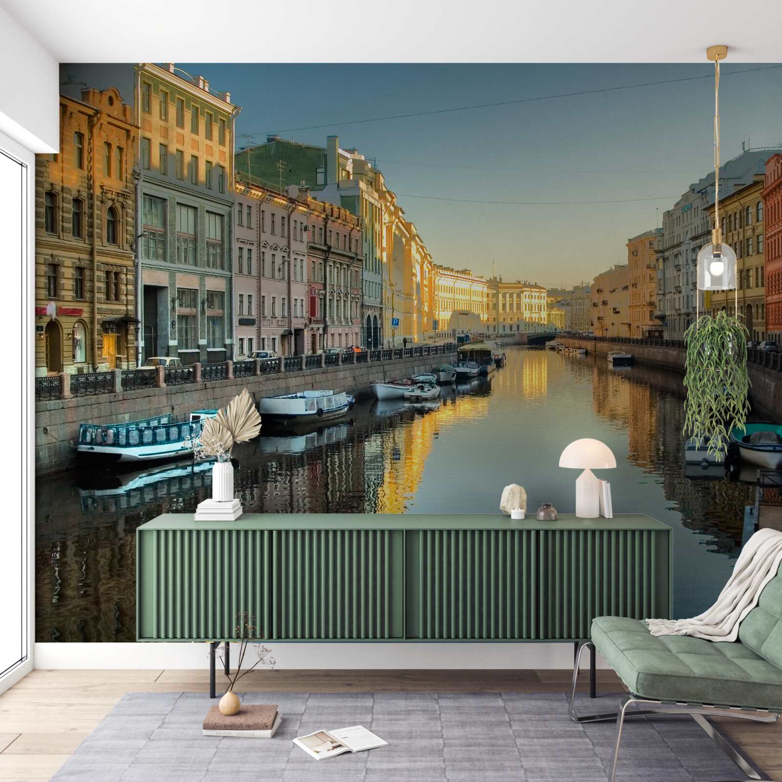 Fotobehang sankt petersburgs kanaal heeft grote schoonheid