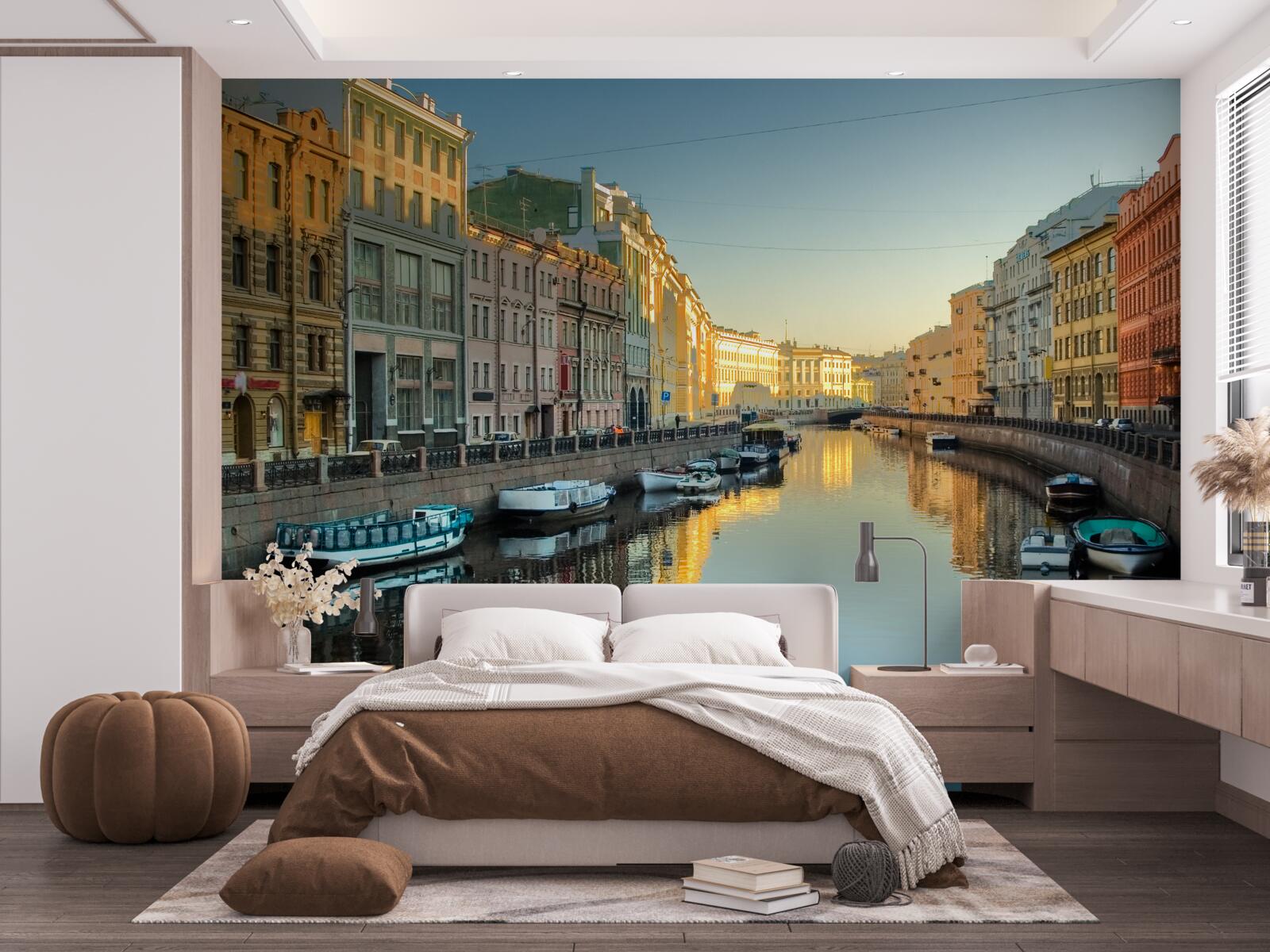Fotobehang sankt petersburgs kanaal heeft grote schoonheid