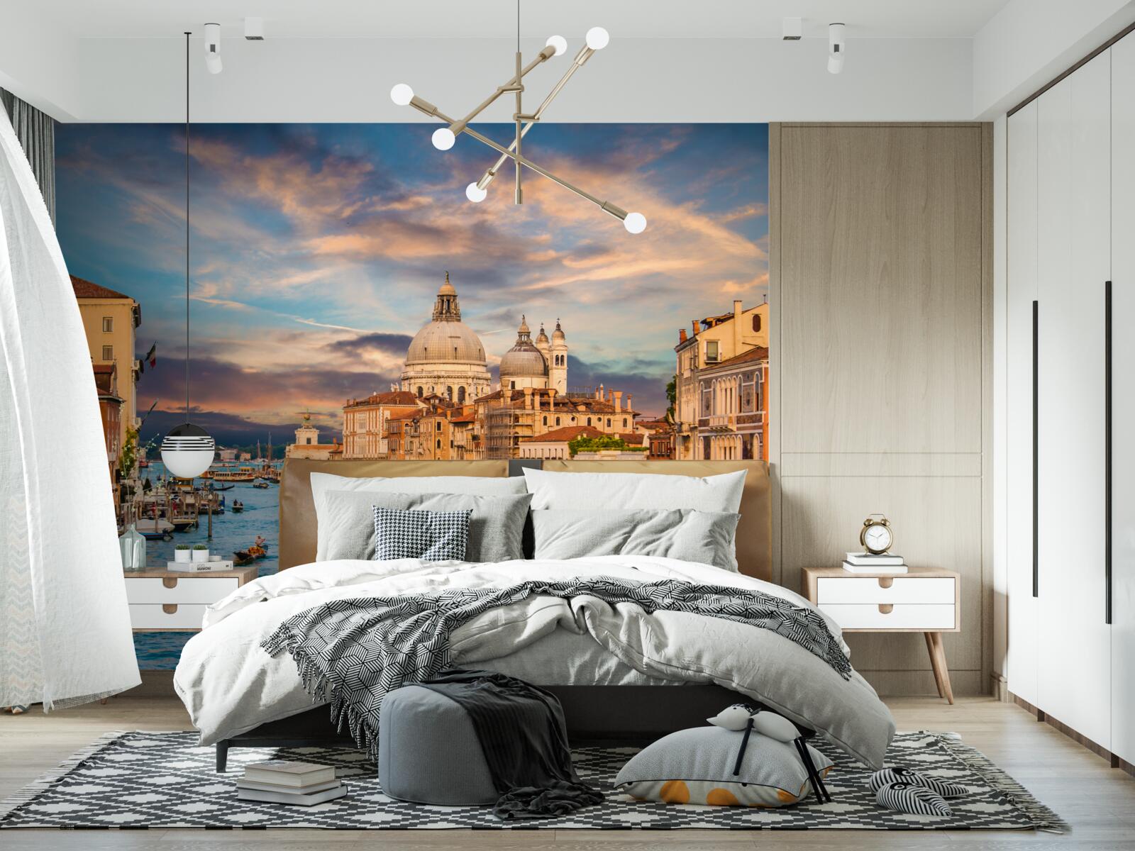 Fotobehang verplaatsen op venetiaanse schepen