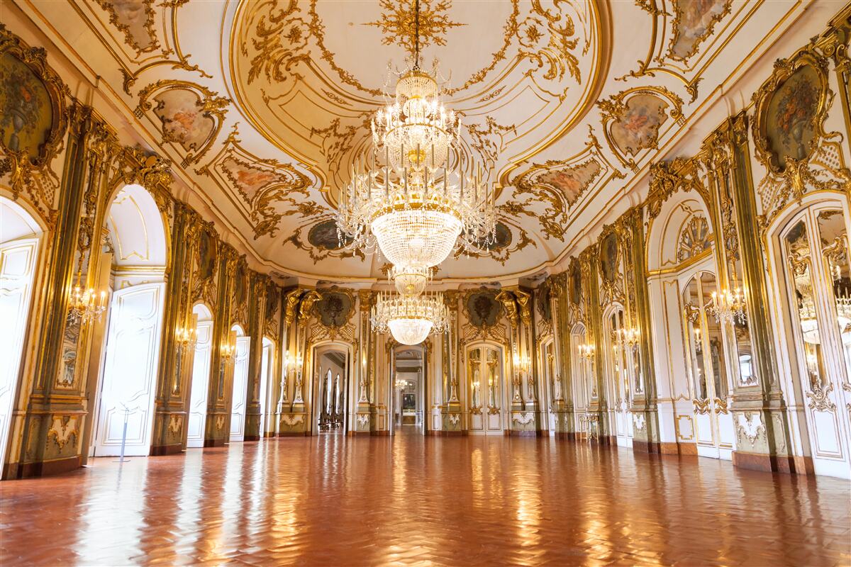 Fotobehang queluz paleis project