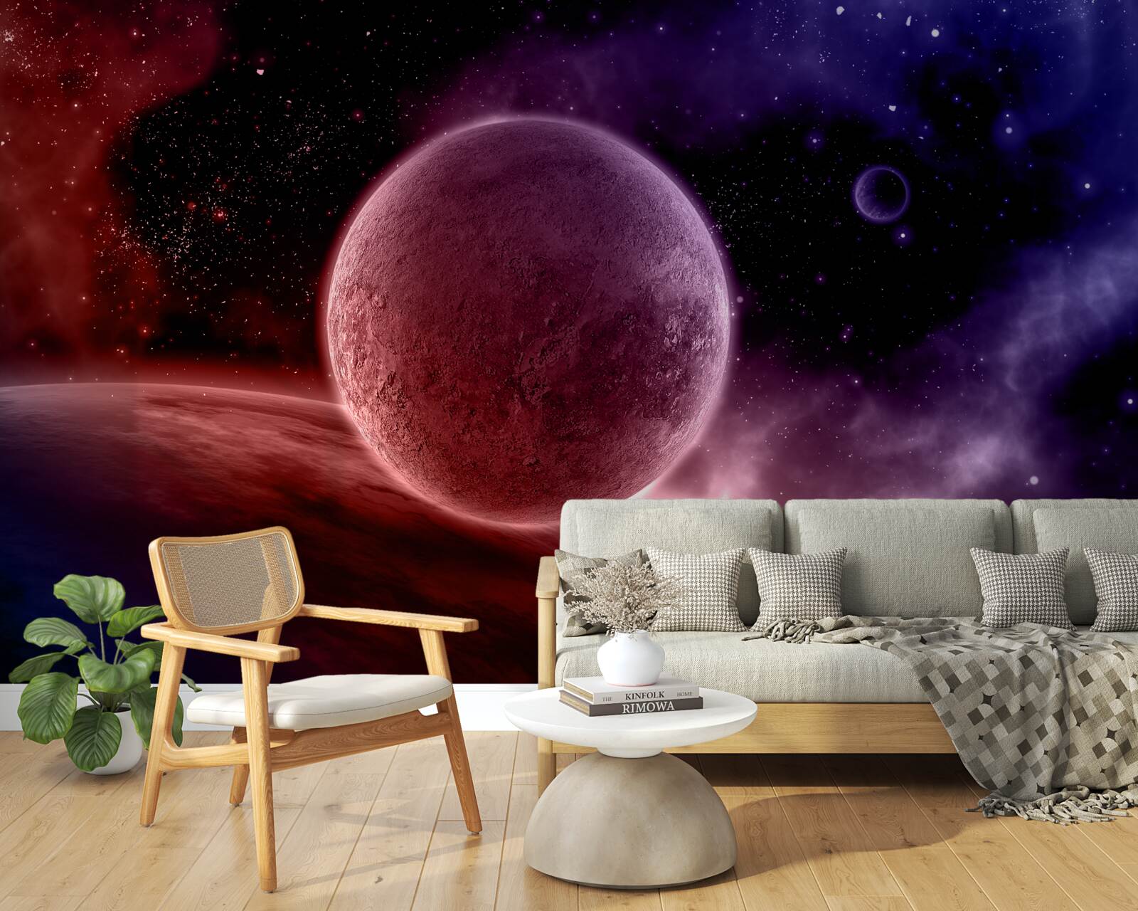 Fotobehang onontdekte planeten van onze ruimte