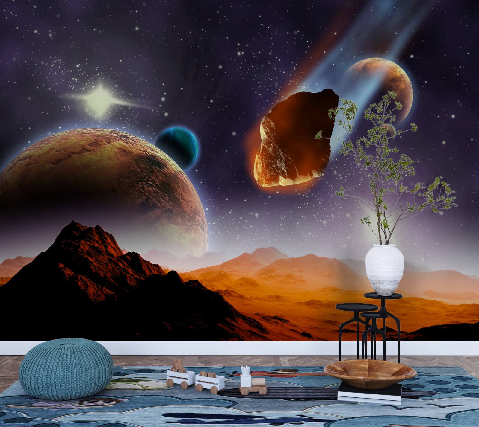 Fotobehang mars onder de hemel