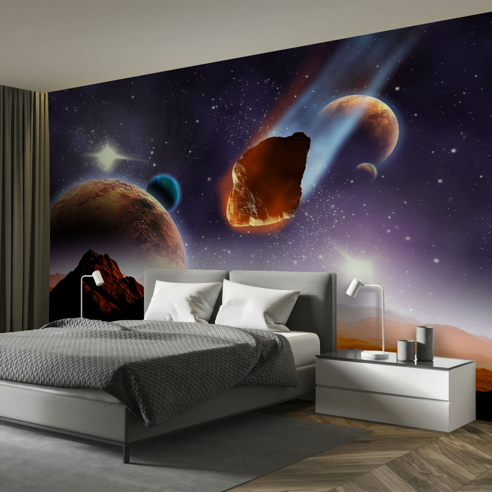 Fotobehang mars onder de hemel