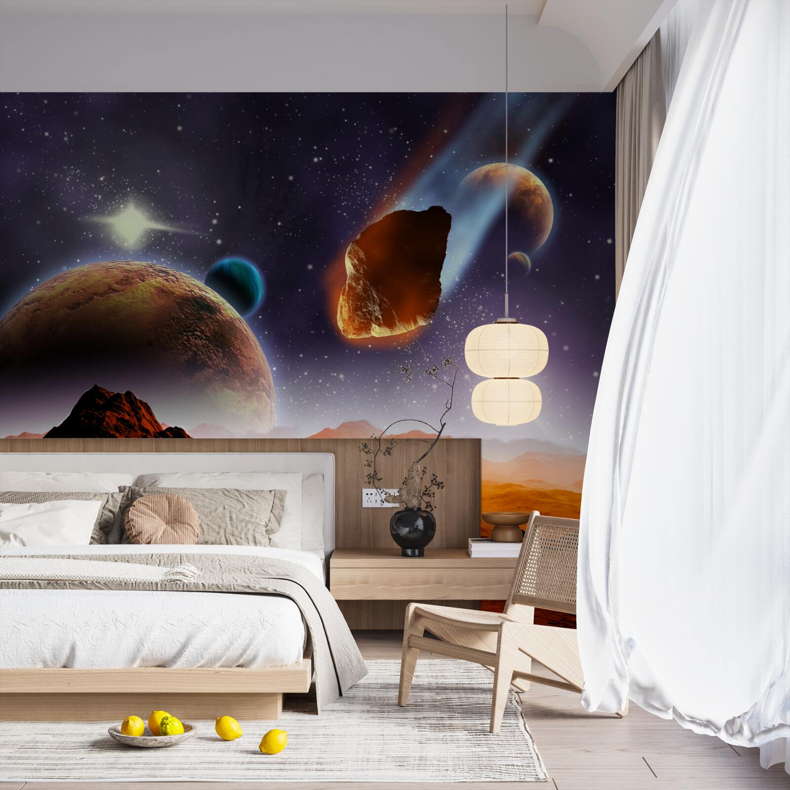 Fotobehang mars onder de hemel