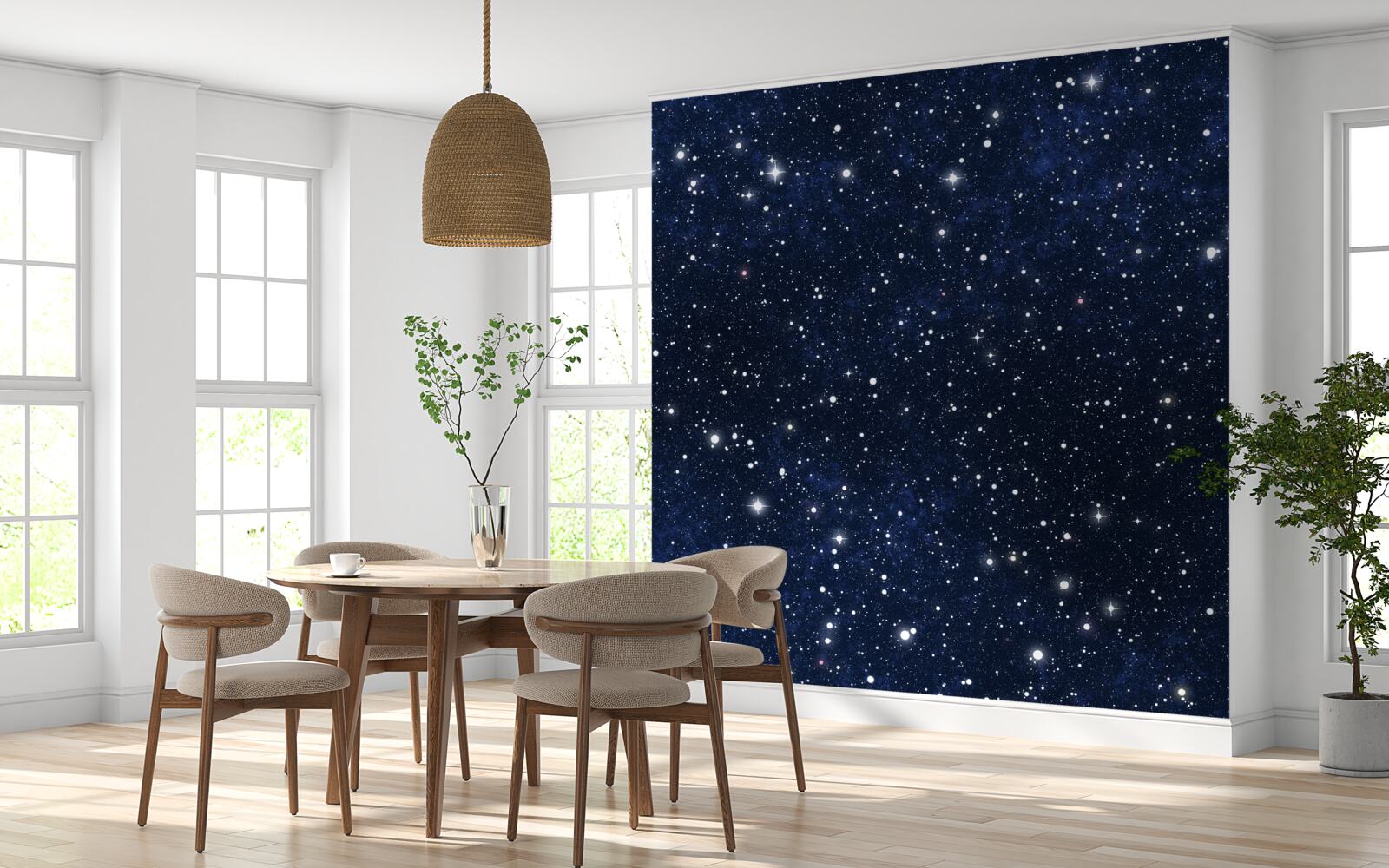 Fotobehang sterrenhemel laag