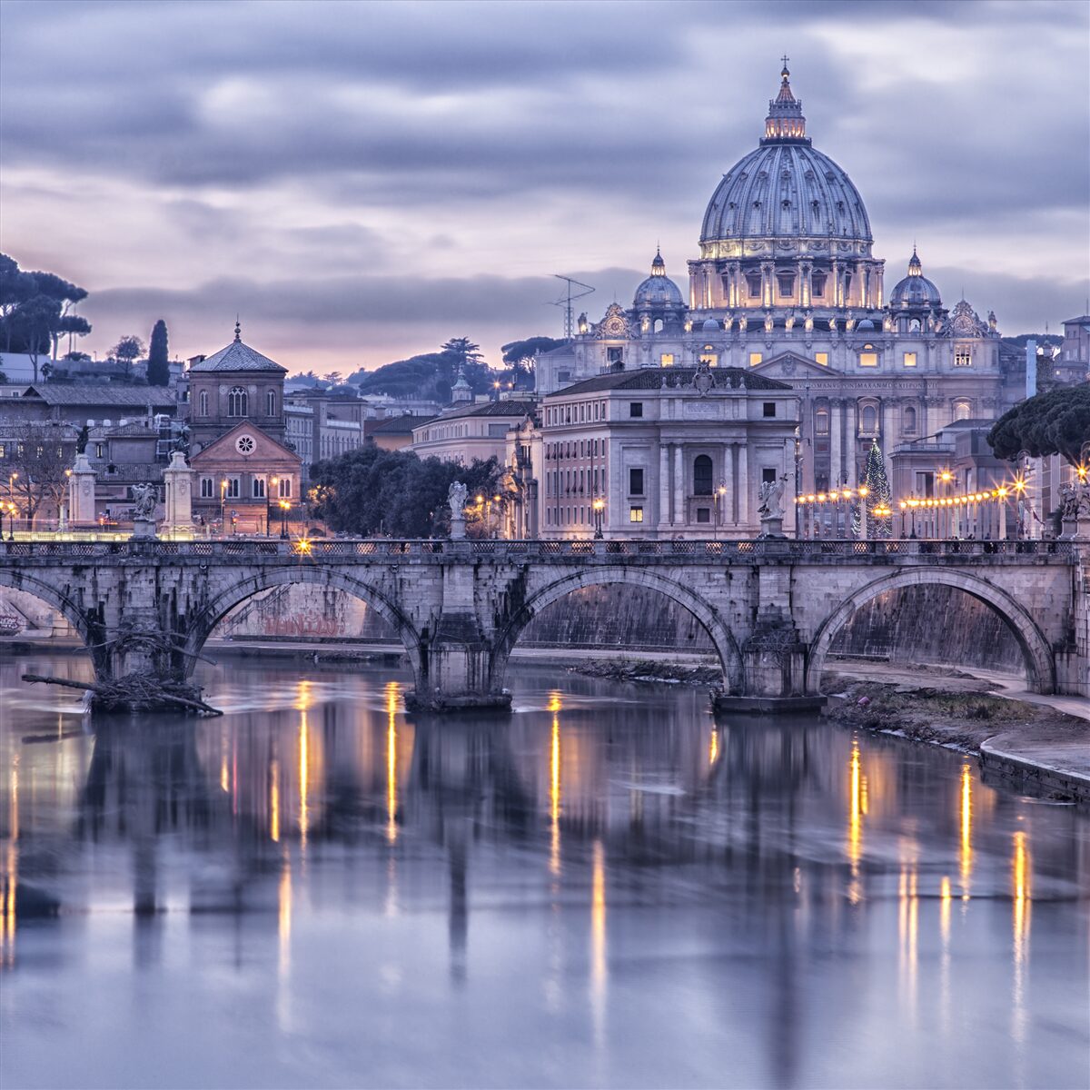 Fotobehang de schemering van rome