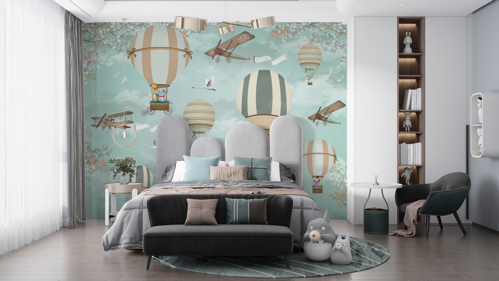 Fotobehang dieren begonnen aan hun reis naar de hemel