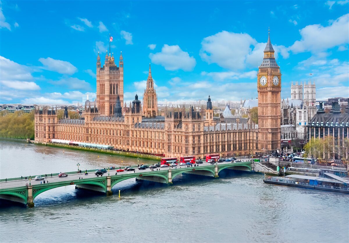 Fotobehang big ben i parlament to serce londynu