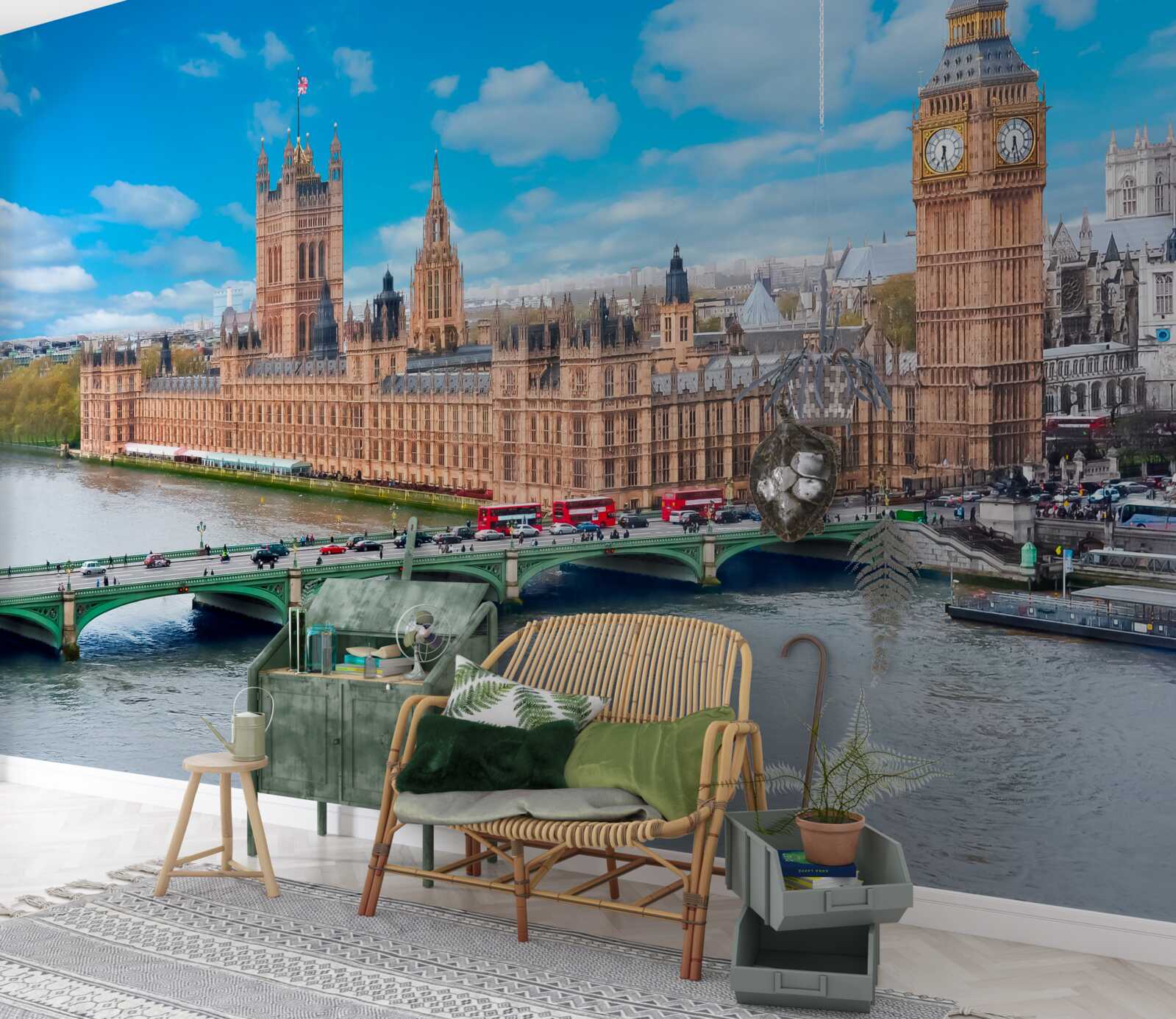 Fotobehang big ben i parlament to serce londynu