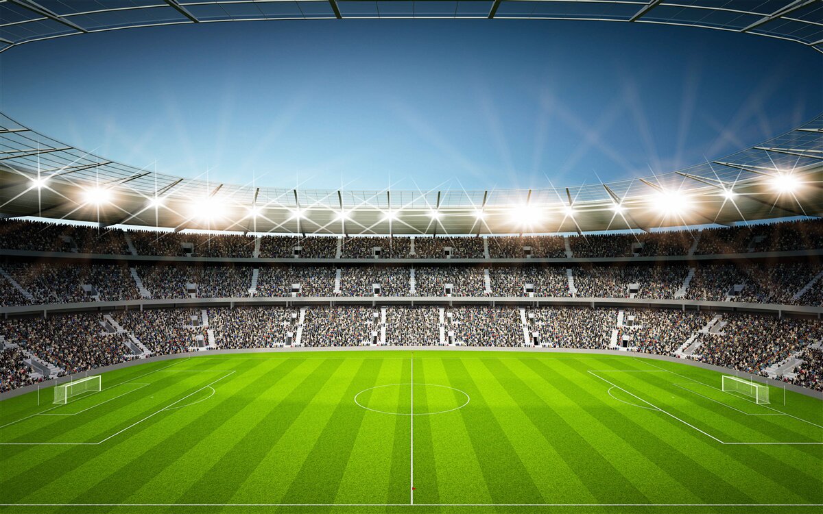 Fotobehang supportersstadion
