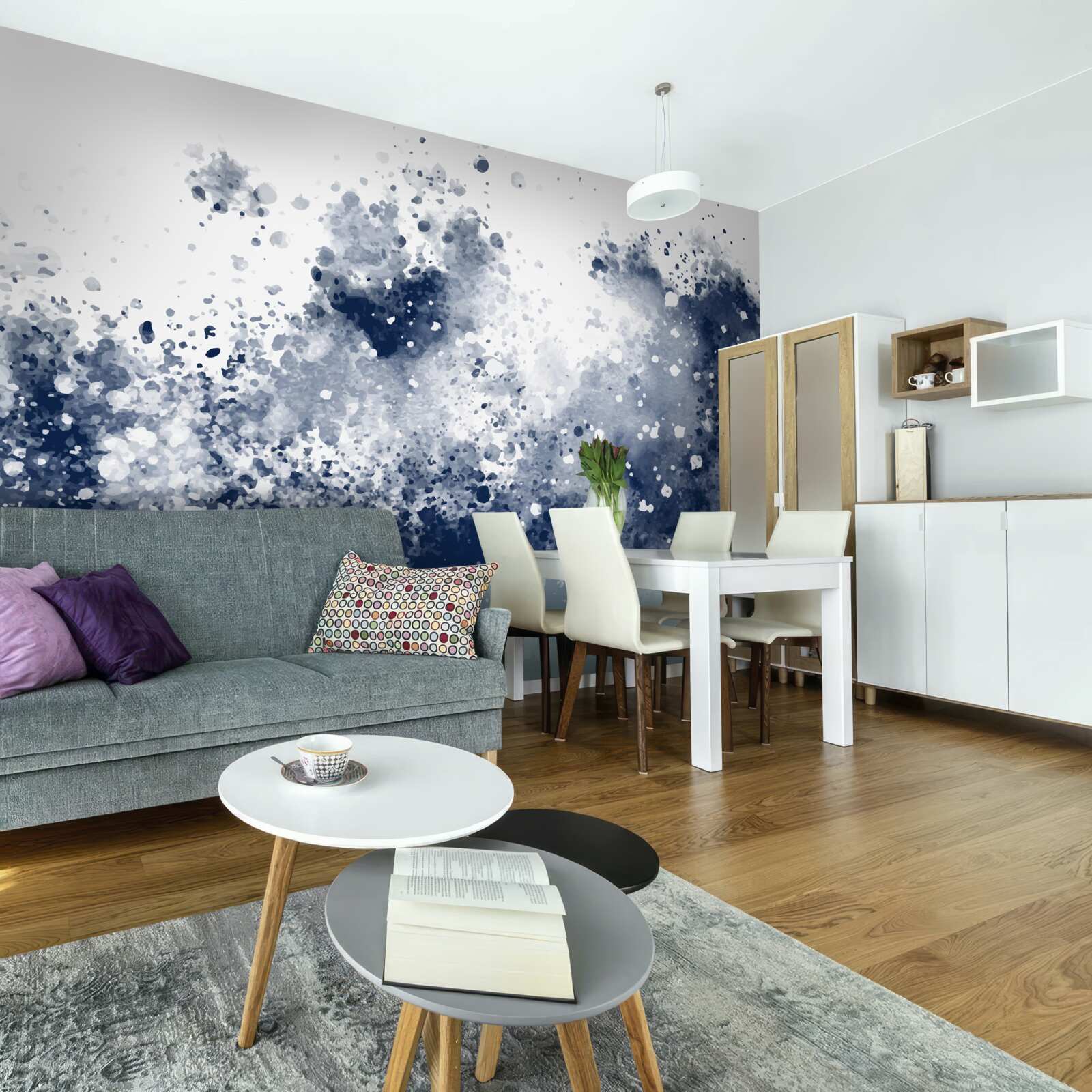 Fotobehang de oceaan in een storm