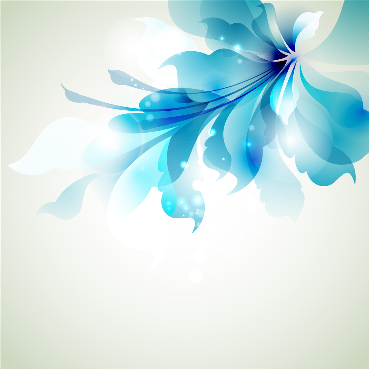 Fotobehang grote blauwe donut