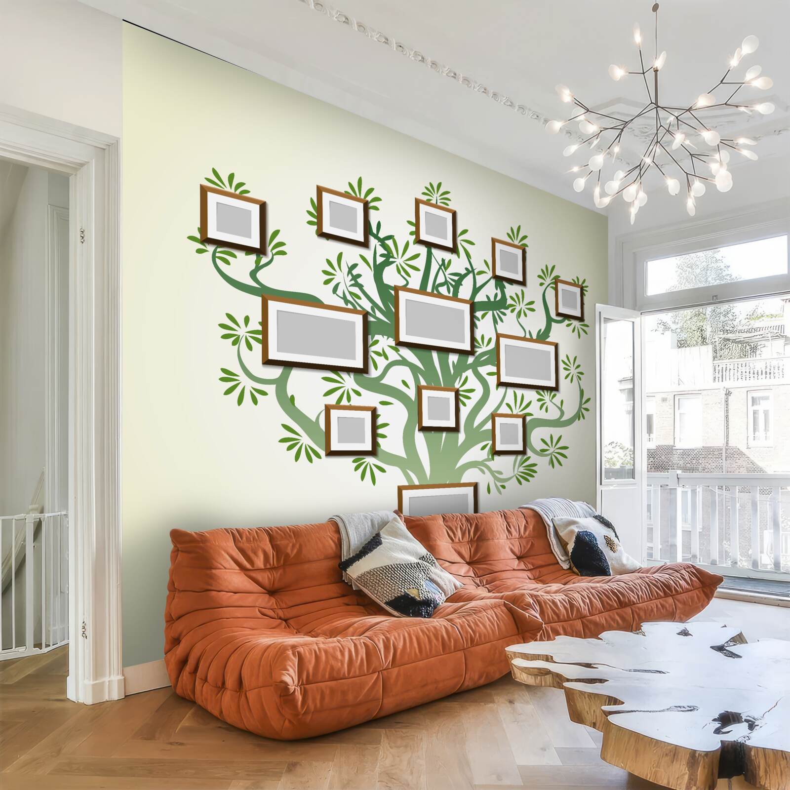 Fotobehang stamboom