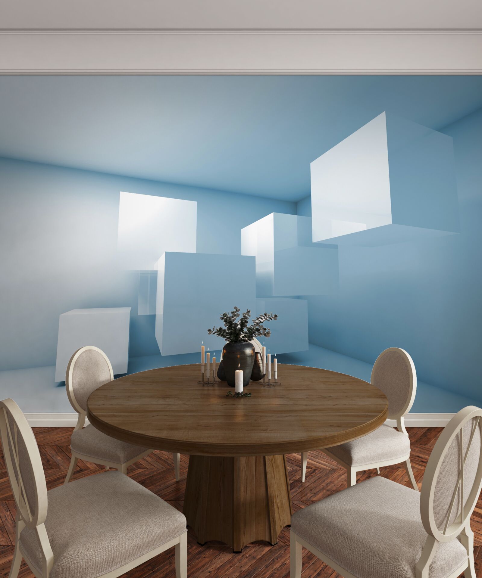 Fotobehang abstracte geometrische structuur