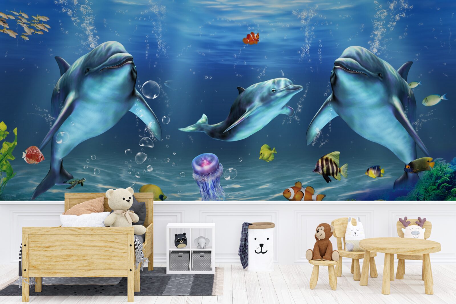 Fotobehang waterbewoners - dolfijnen