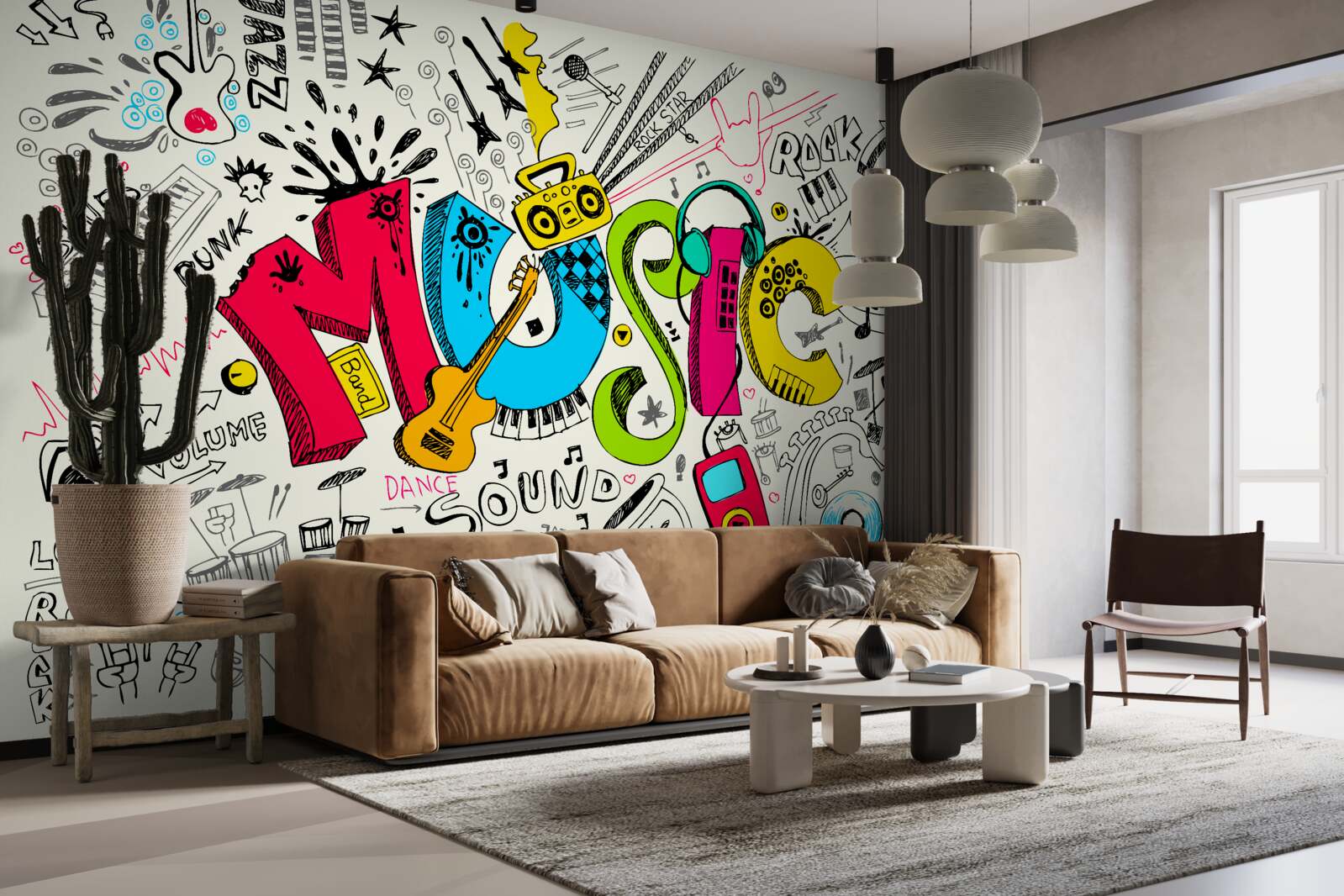 Muziek fotobehang