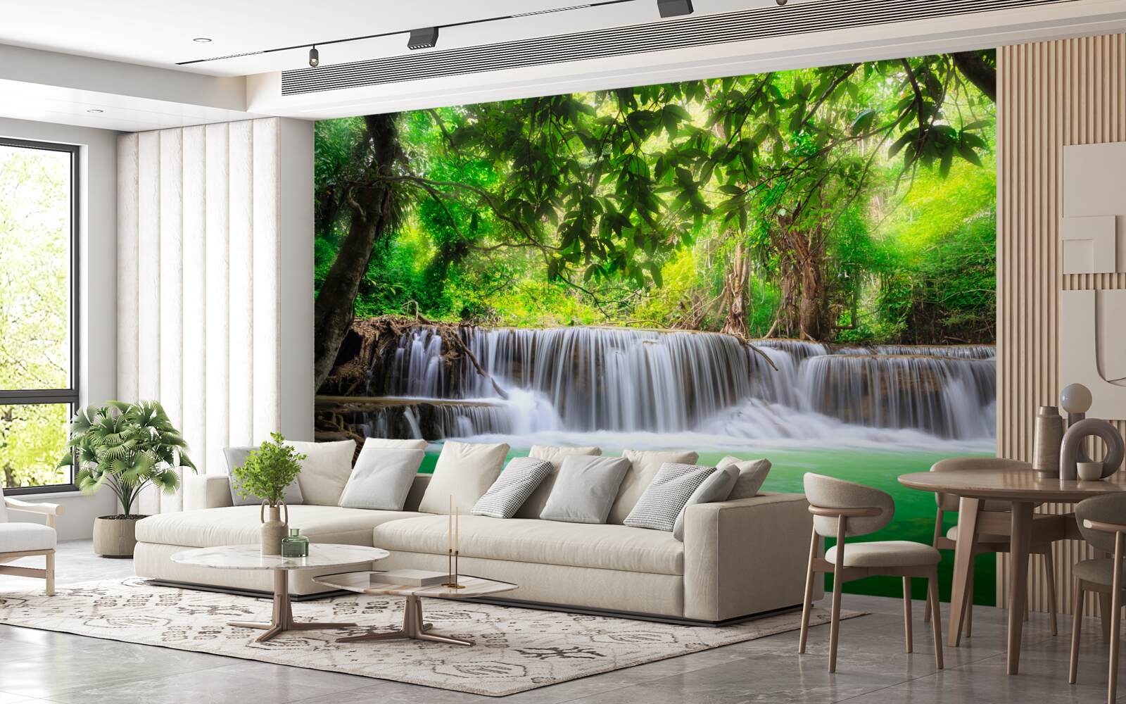 Waterval fotobehang
