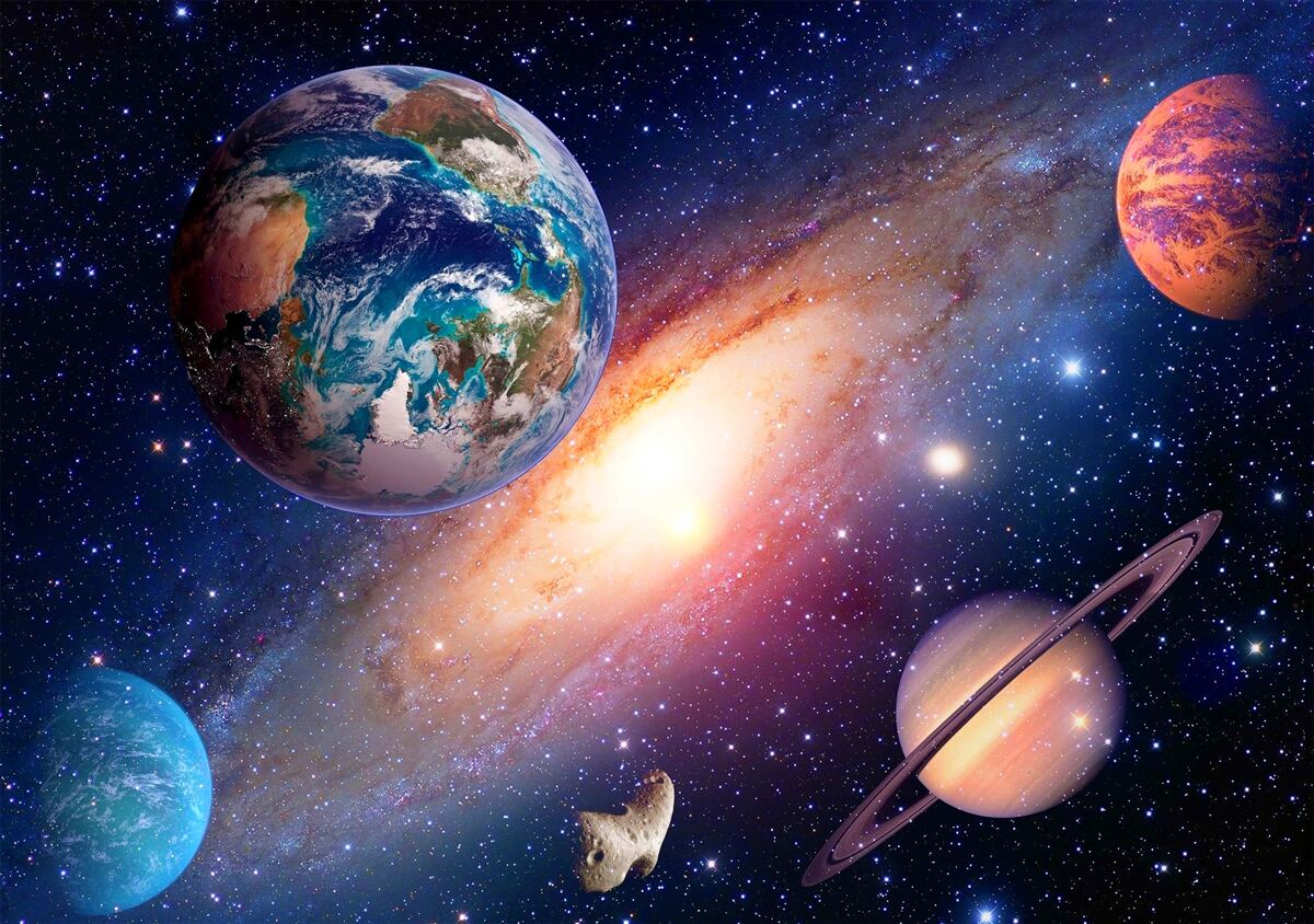 Fotobehang planeet van het zonnestelsel