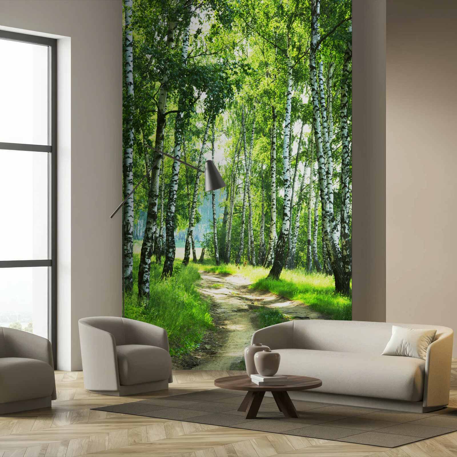 Fotobehang zomer tropische berkentocht