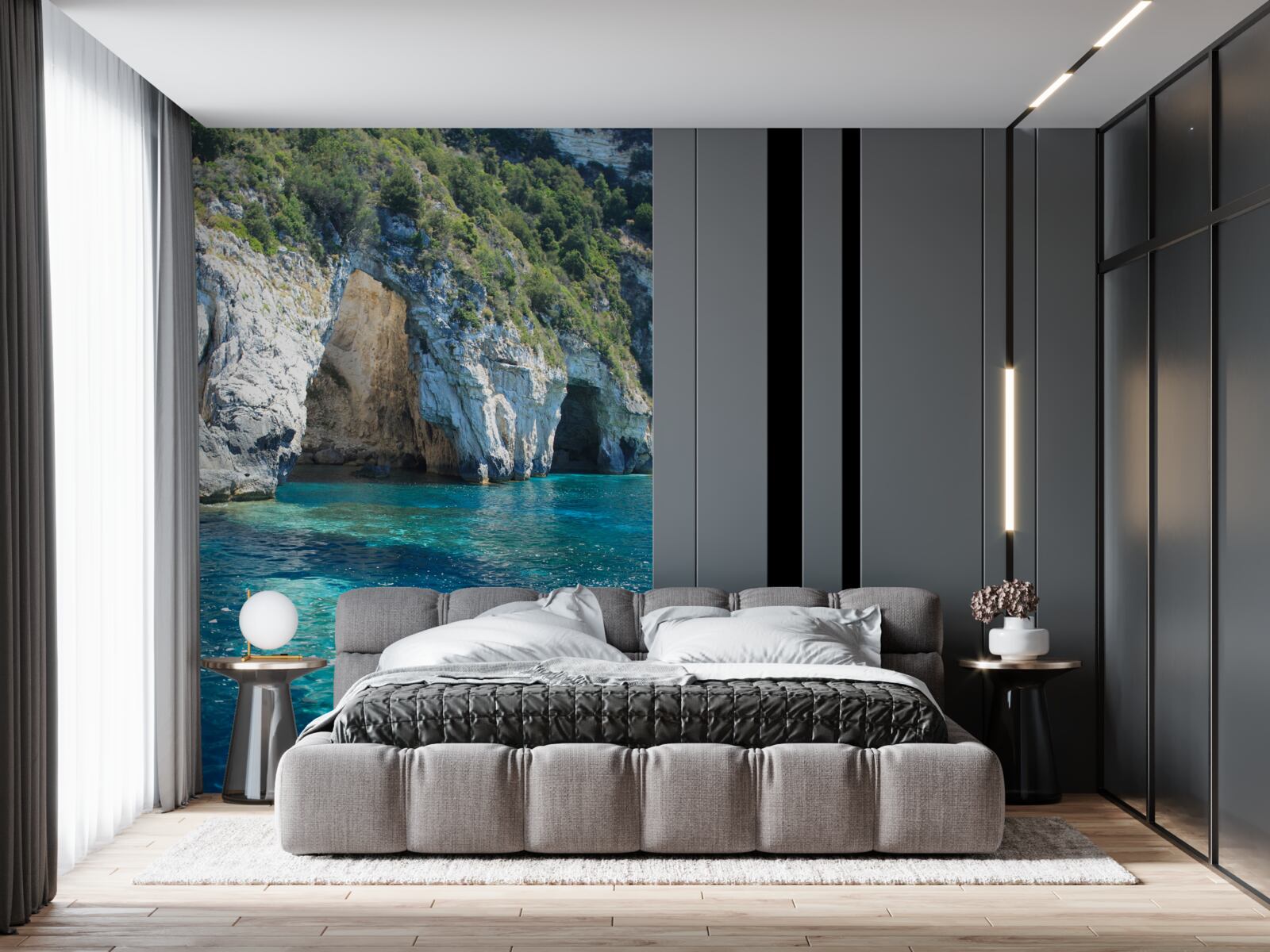 Fotobehang zeegrotten