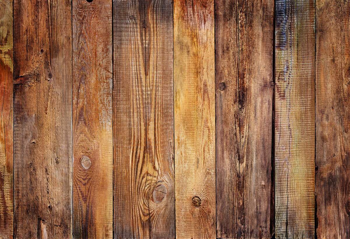 Fotobehang Verticaal gelegde parketplanken
