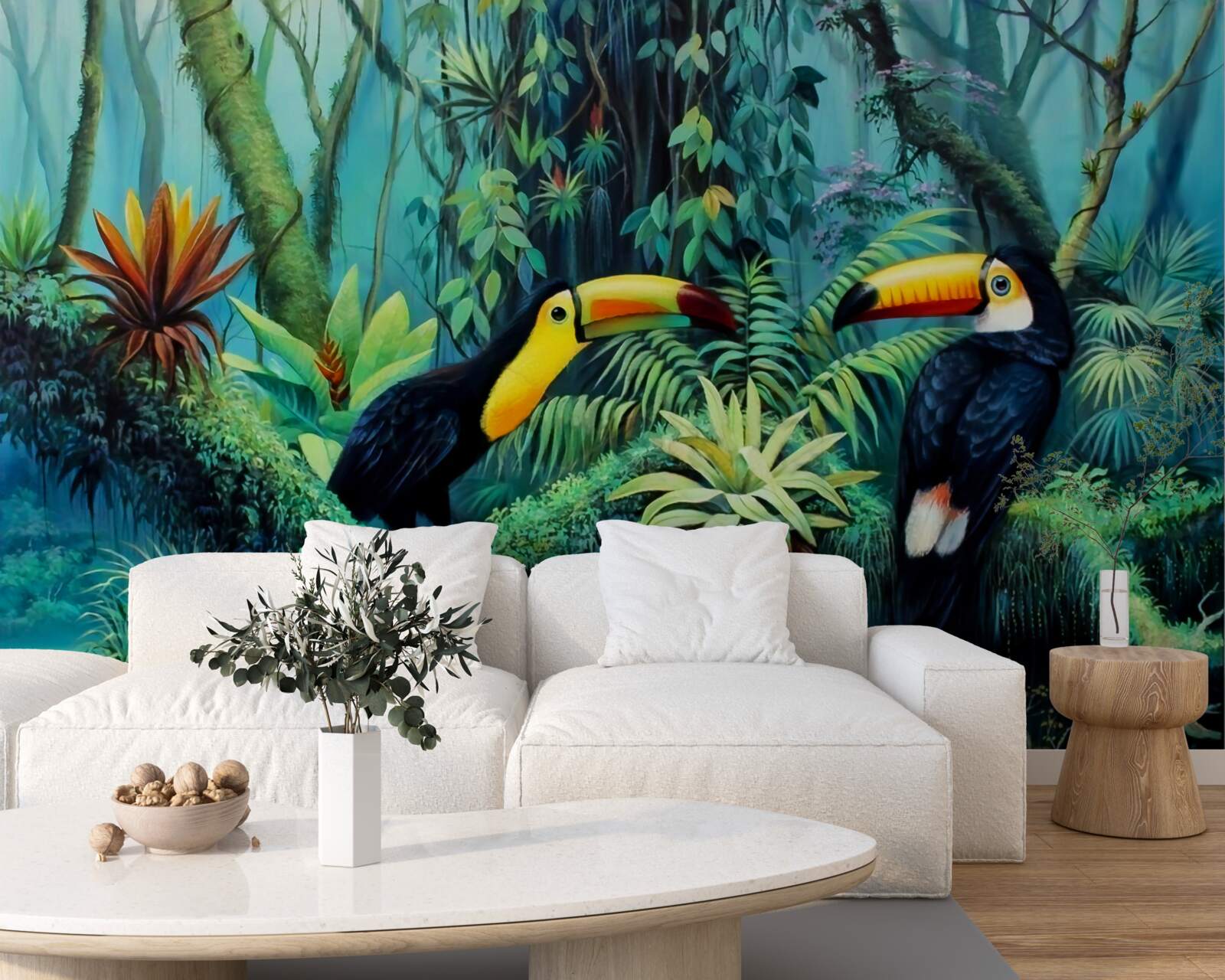 Fotobehang tropisch bos vogelfauna