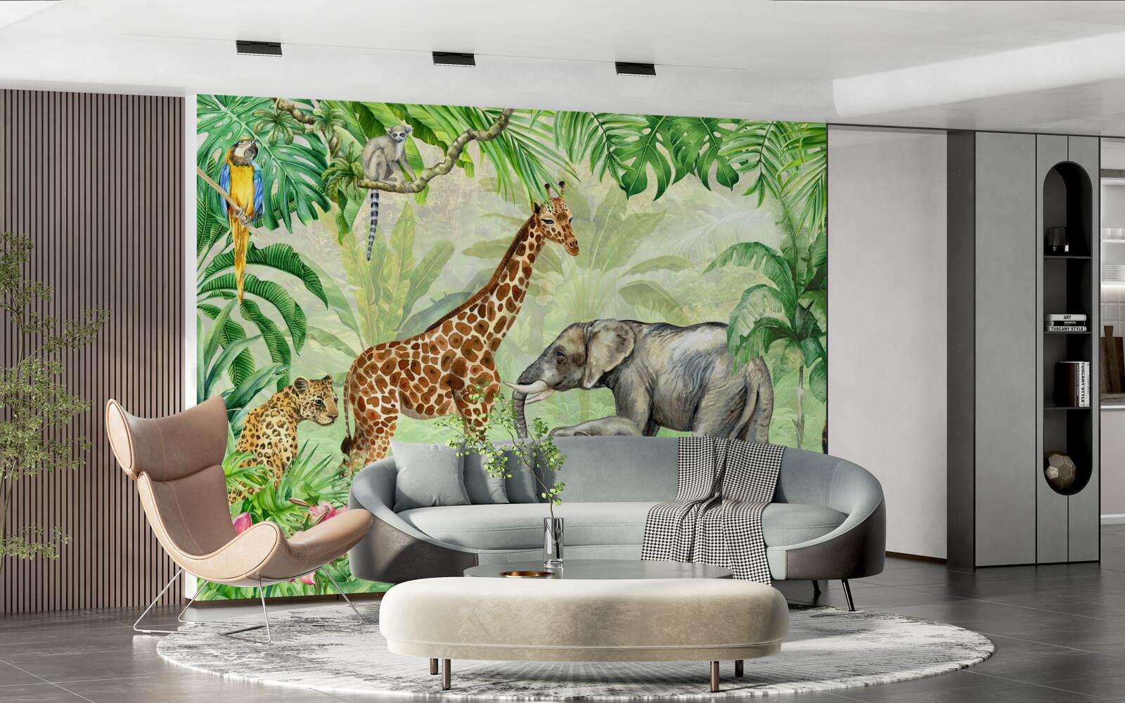 Fotobehang afrikanen op vakantie