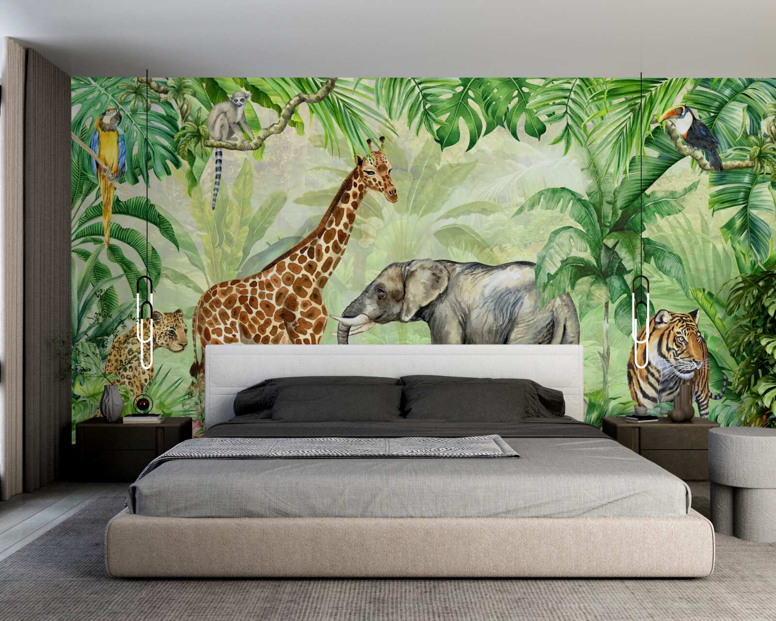 Fotobehang afrikanen op vakantie