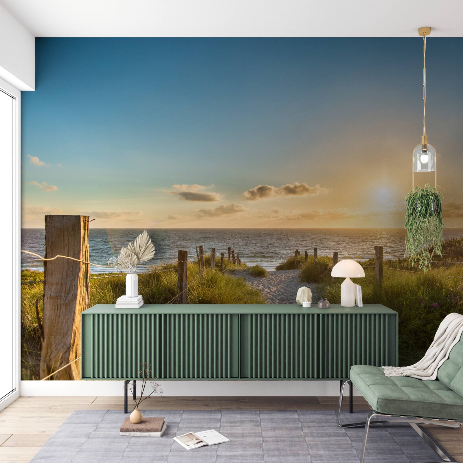 Fotobehang texel eiland voor de kust van