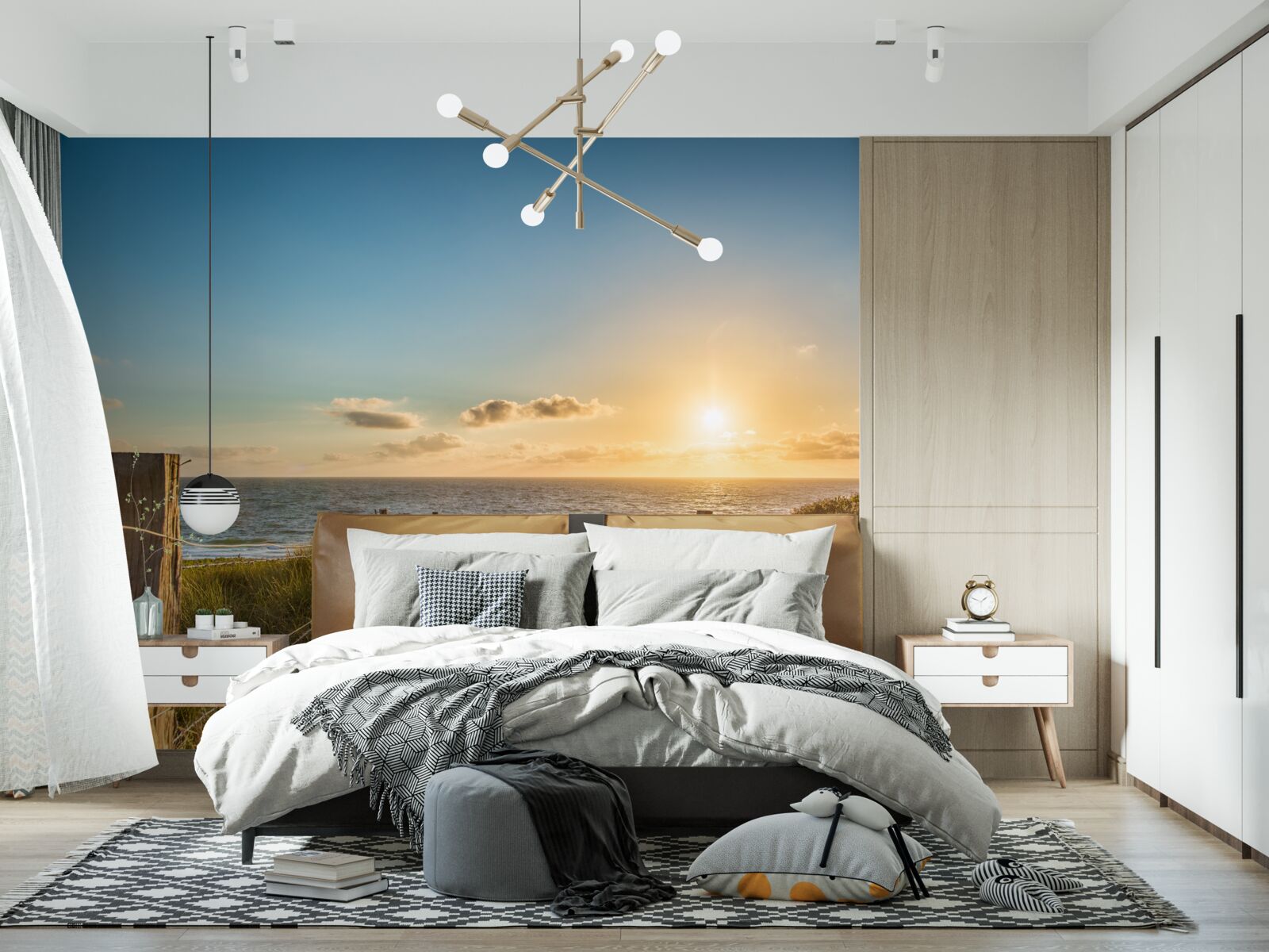 Fotobehang texel eiland voor de kust van