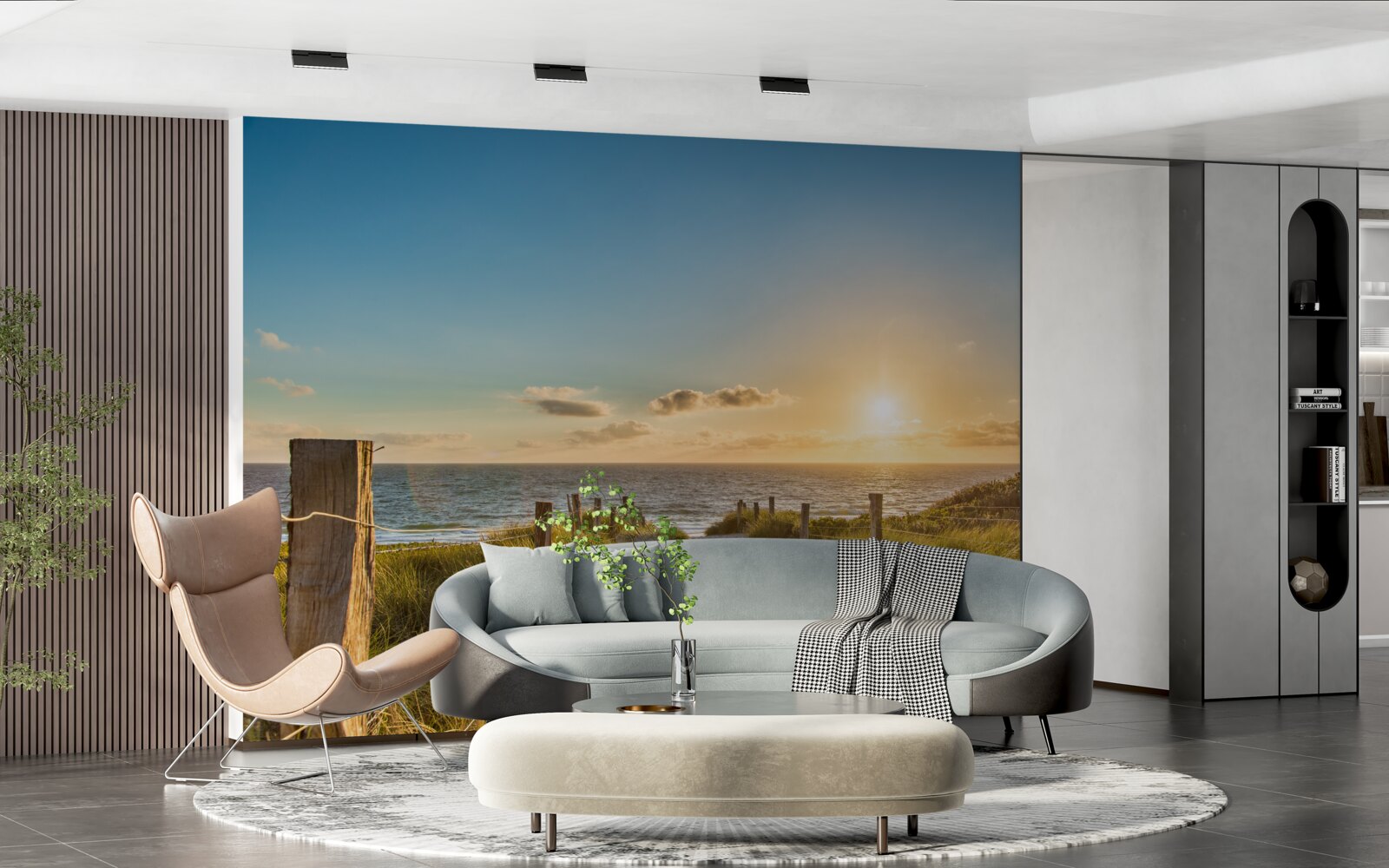 Fotobehang texel eiland voor de kust van