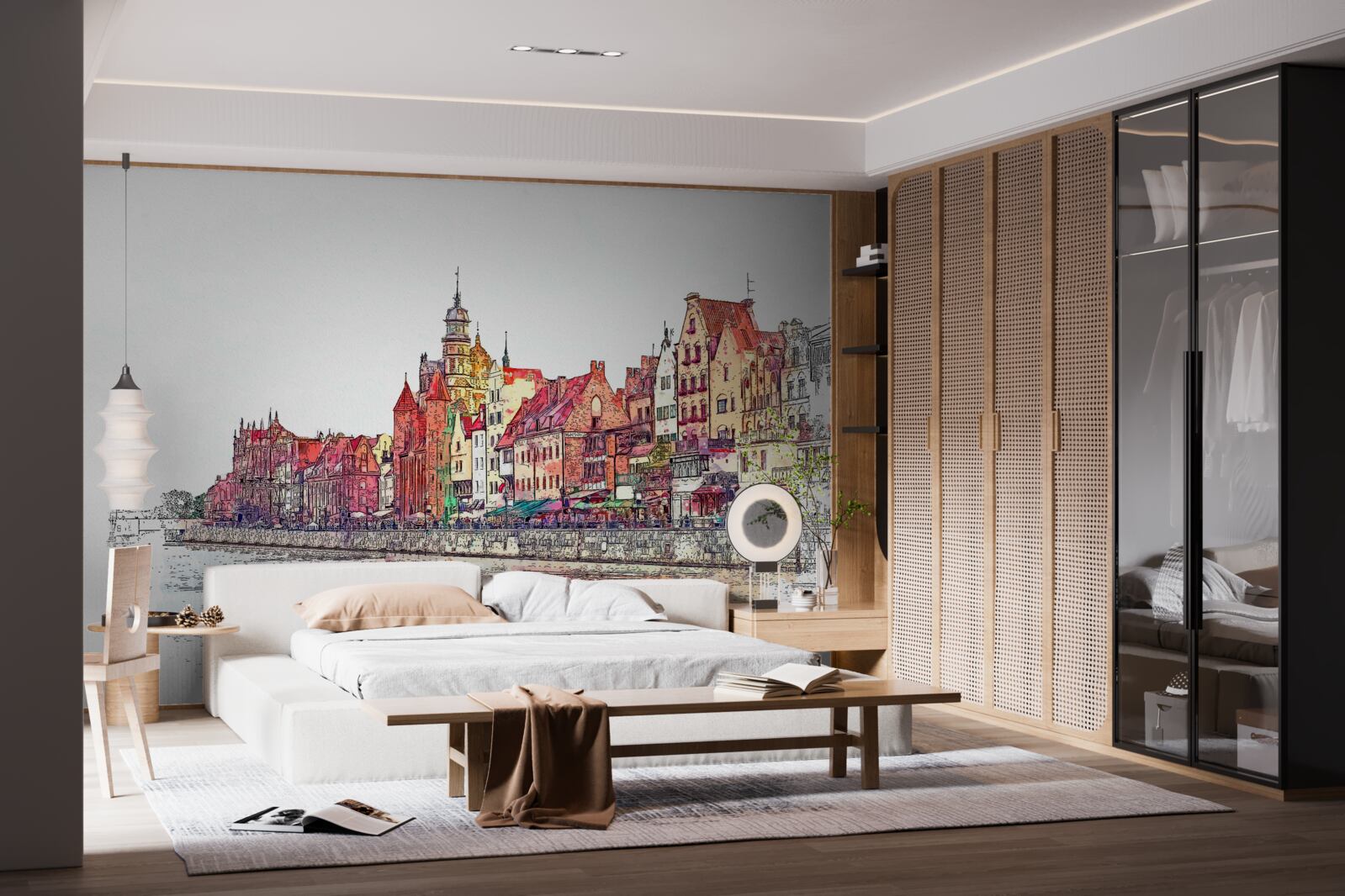 Illustraties fotobehang