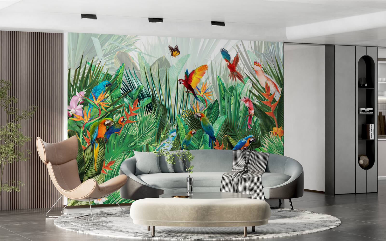 Fotobehang junglebewoners