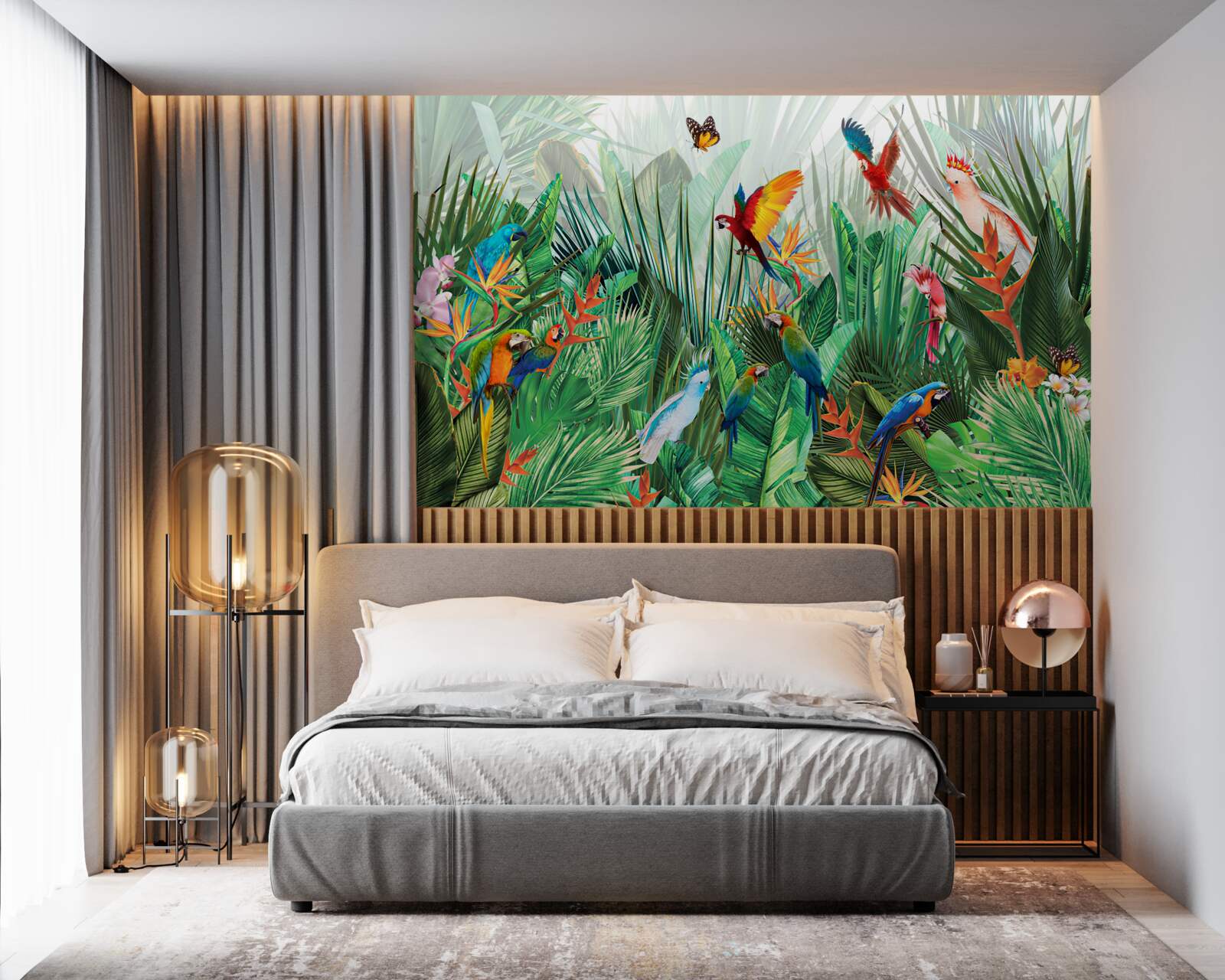 Fotobehang junglebewoners