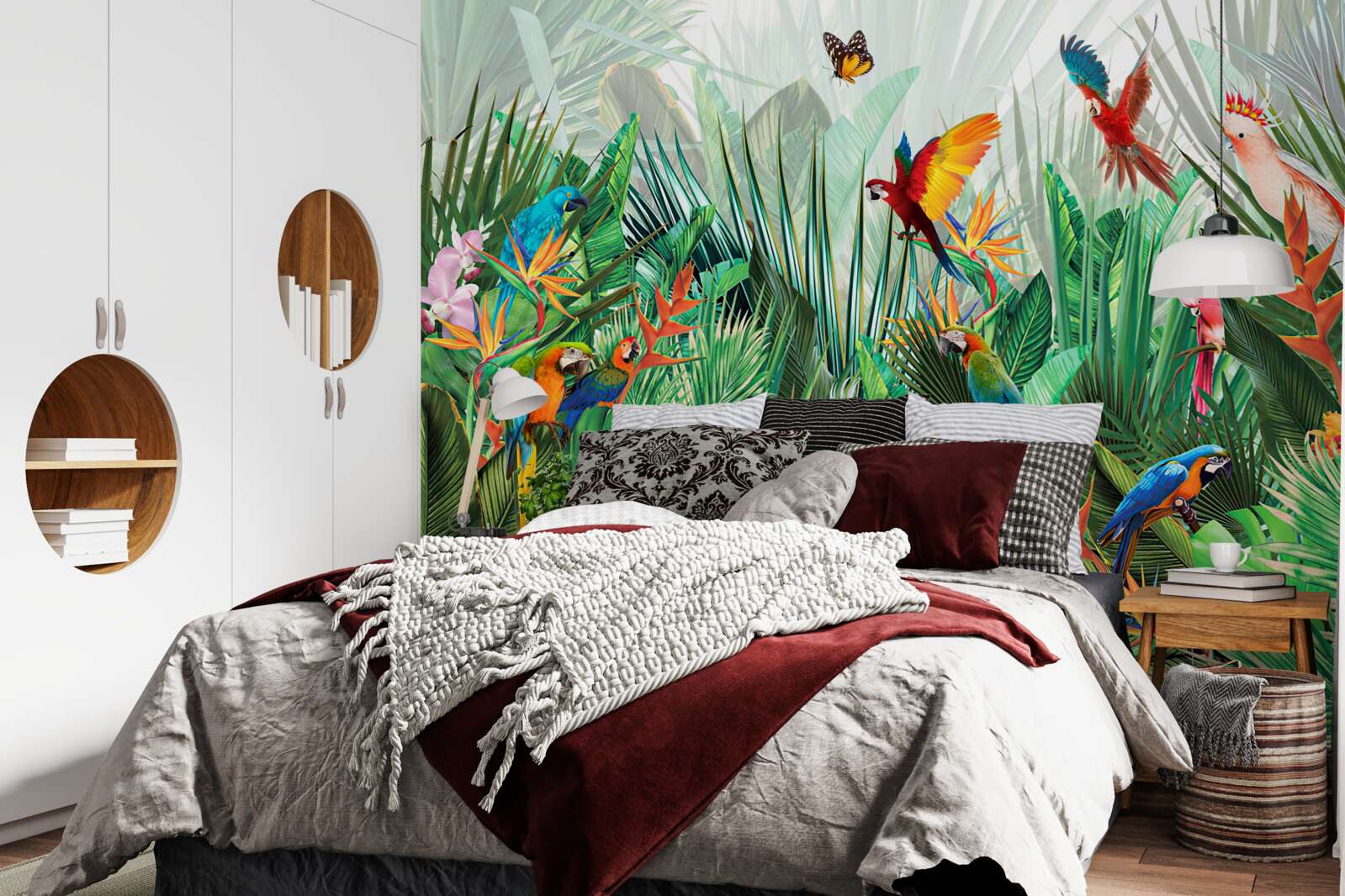 Fotobehang junglebewoners