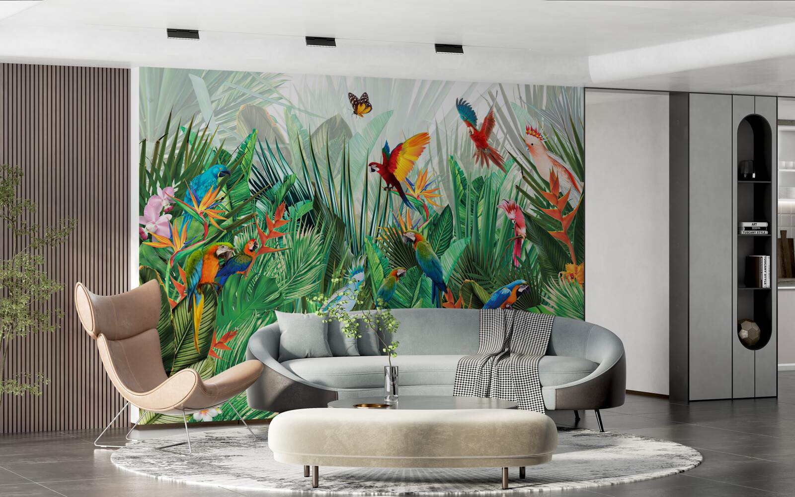 Fotobehang junglebewoners