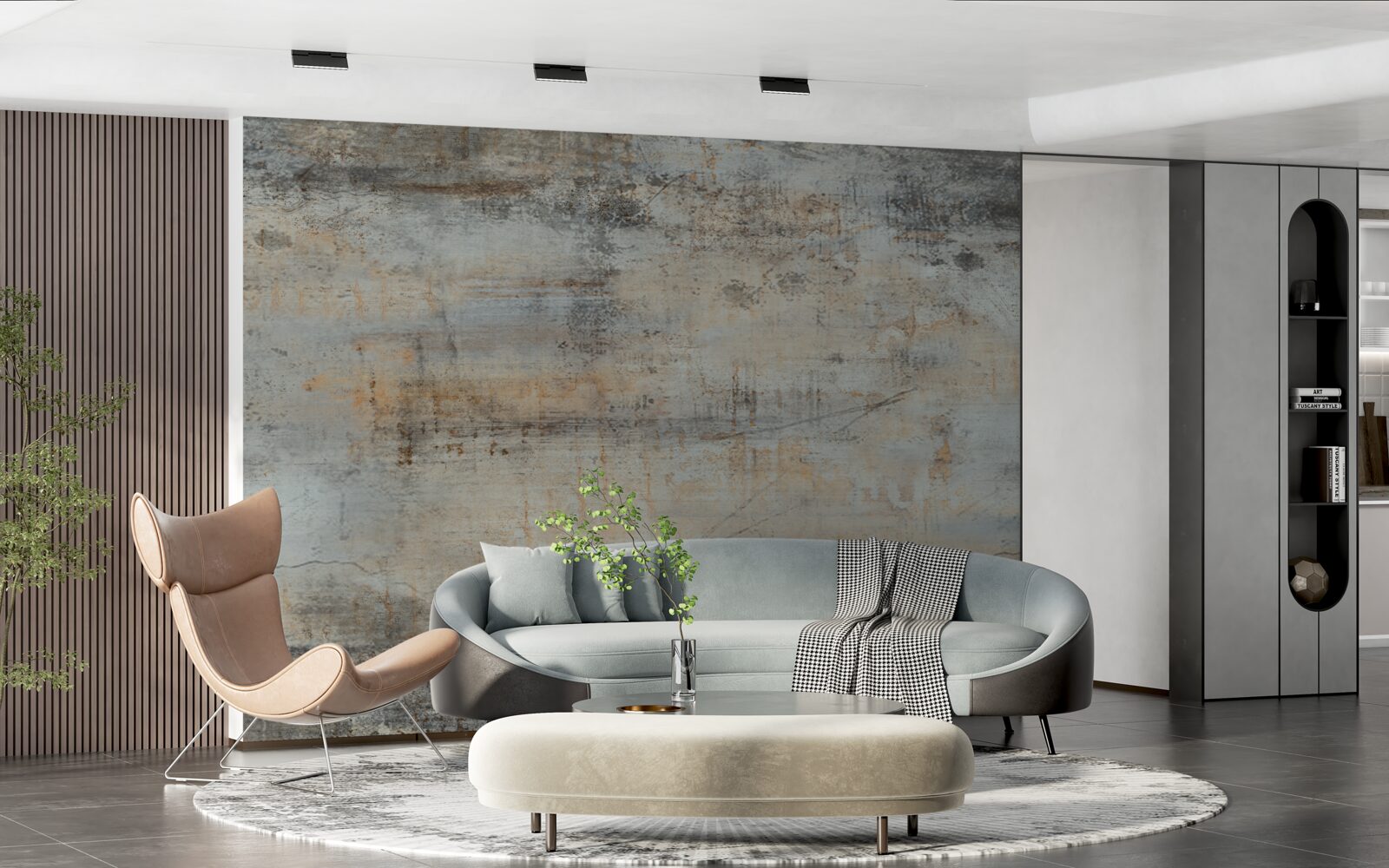 Beton fotobehang