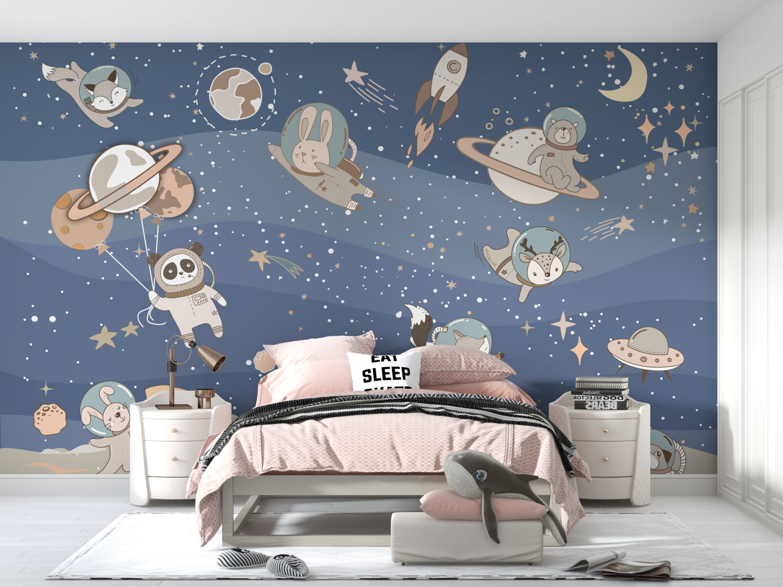 Fotobehang de verschillende wezens in het universum