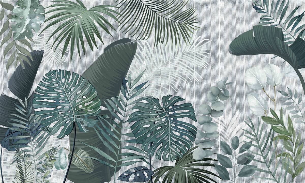 Fotobehang vruchtbaarheid van planten in de jungle