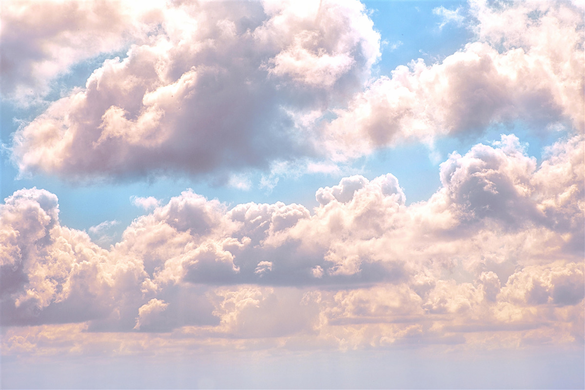 Fotobehang dag, lucht en wolken