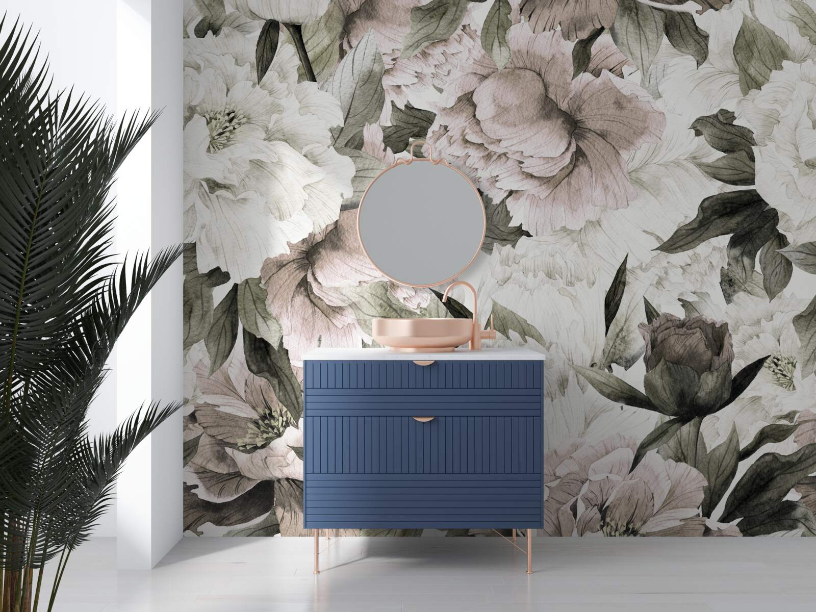 Fotobehang knop, flora en pellet