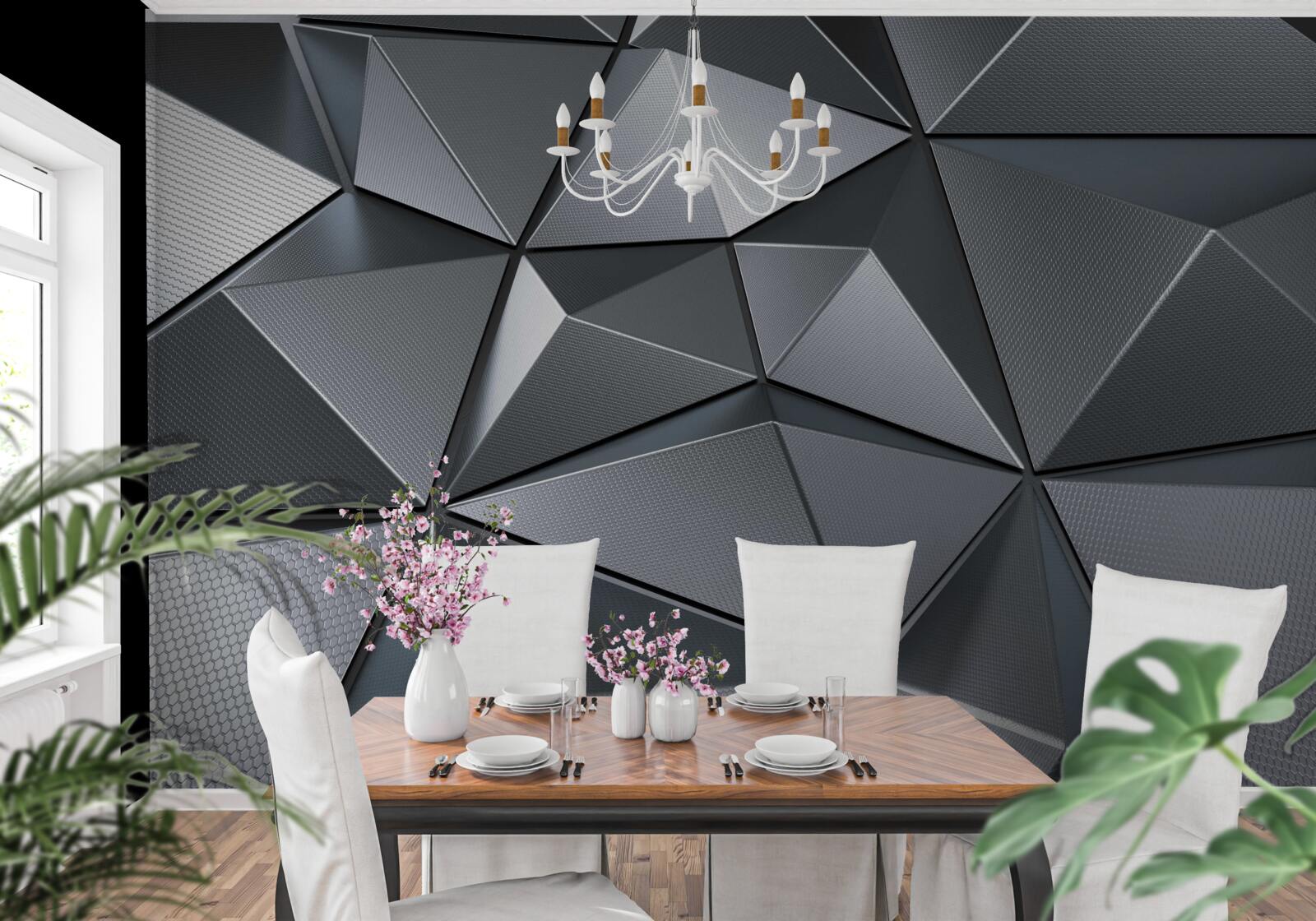 Fotobehang 3d muur
