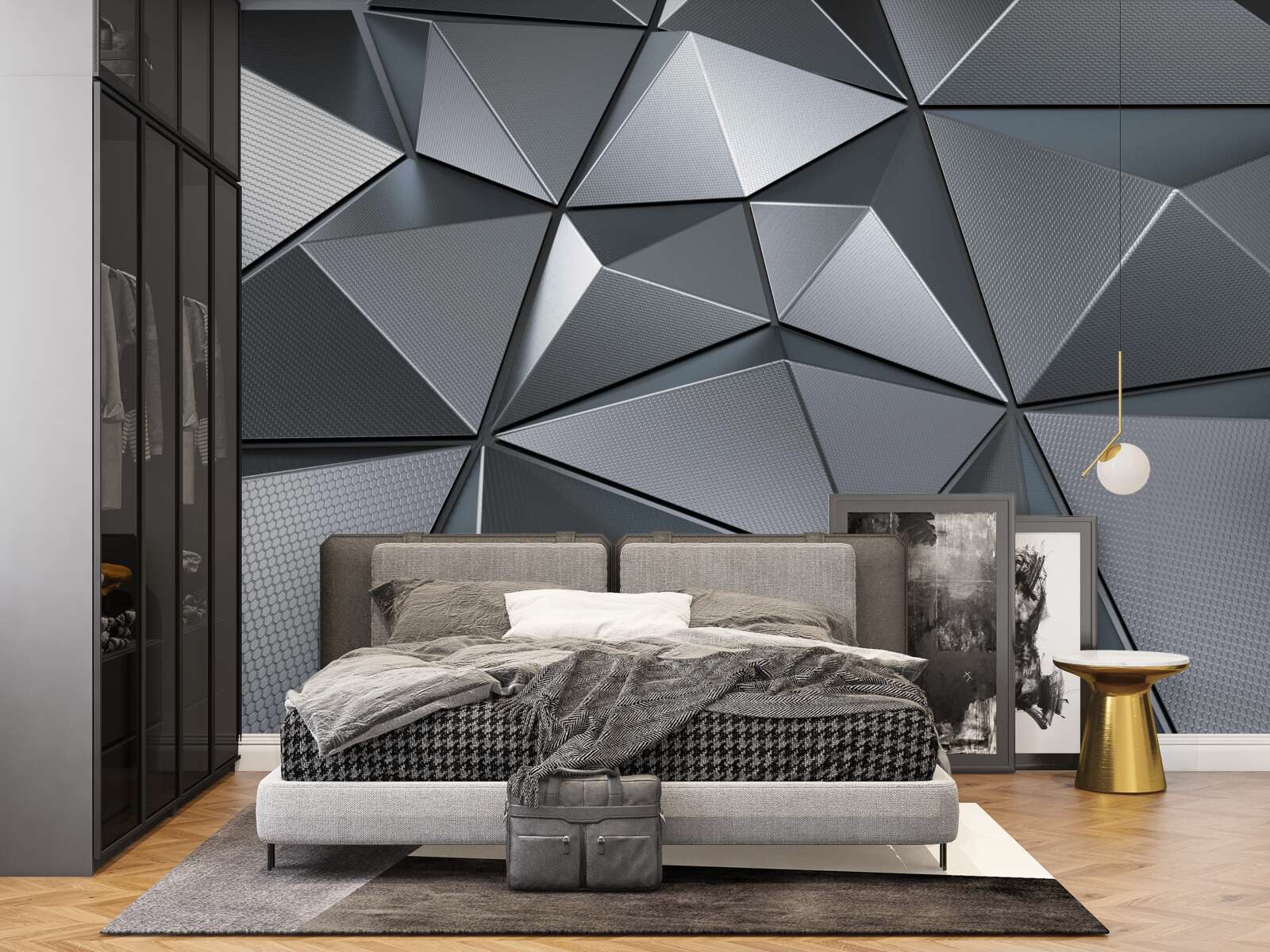 Fotobehang 3d muur