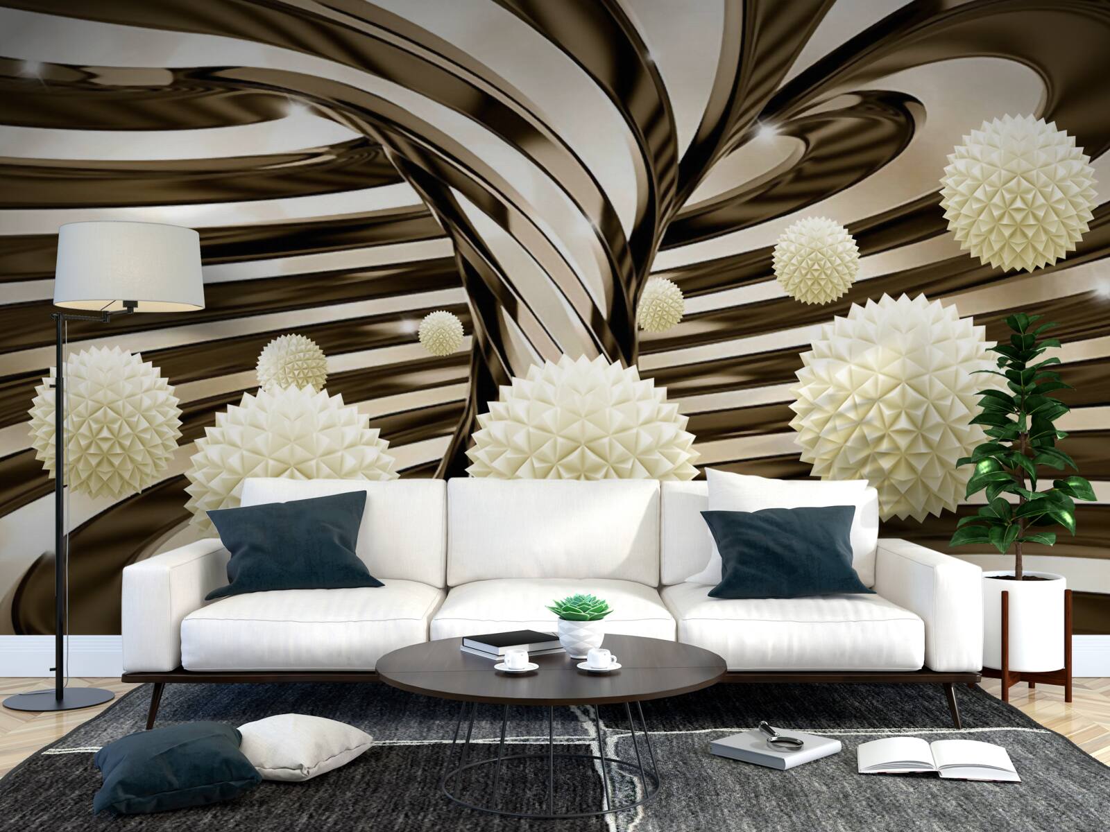 Fotobehang sferen in het universum